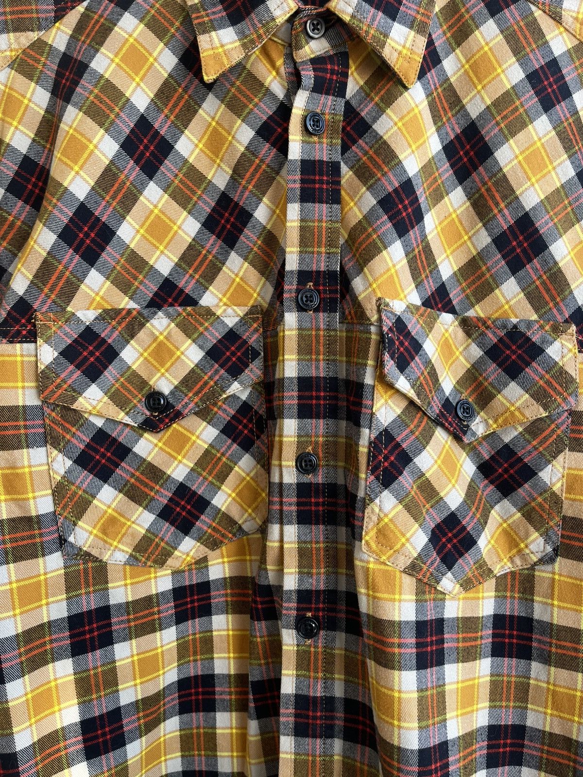 Diesel Diesel S-Tolstoj Western Oversized Yarn Dyed Check L/S Shirt Size US M / EU 48-50 / 2 - 8 Thumbnail