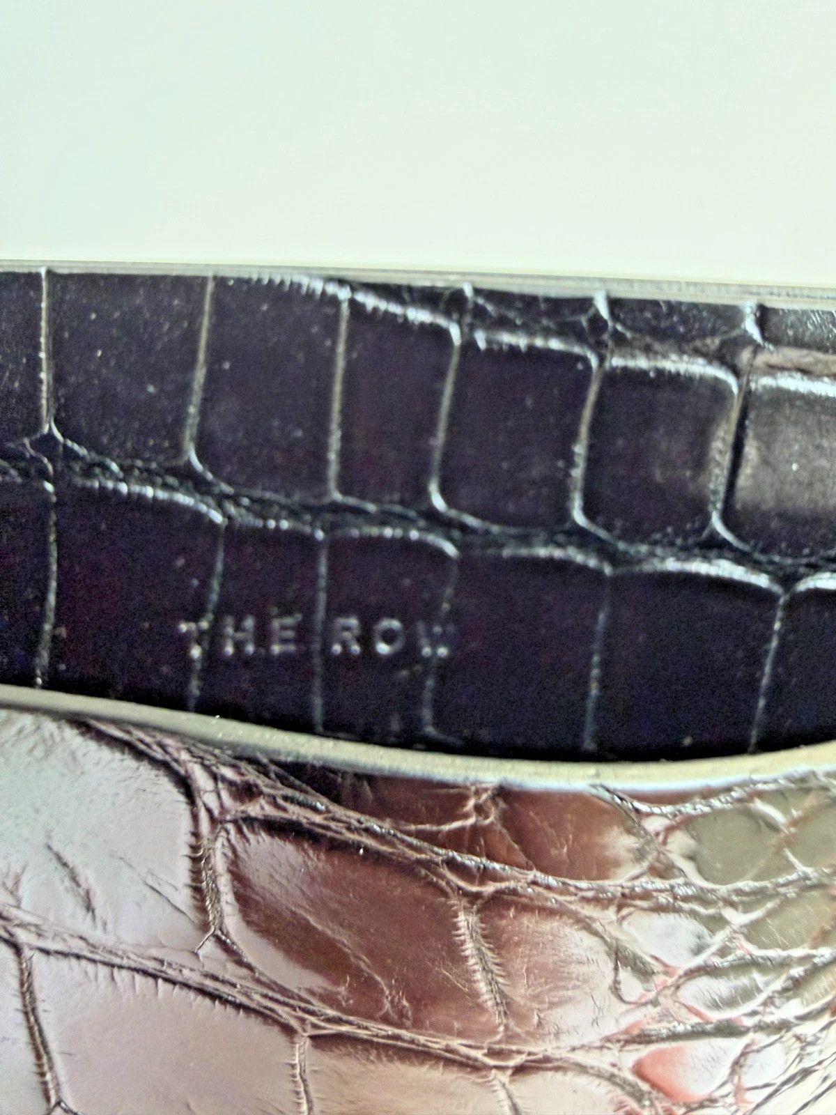 The Row THE ROW Alligator Crocodile Card Holder Wallet Size ONE SIZE - 2 Thumbnail
