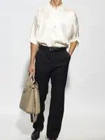 Saint Laurent Paris oc11z1225 737998 Tuxedo Trousers Grain de Poudre in Black Size US 34 / EU 50 - 2 Thumbnail