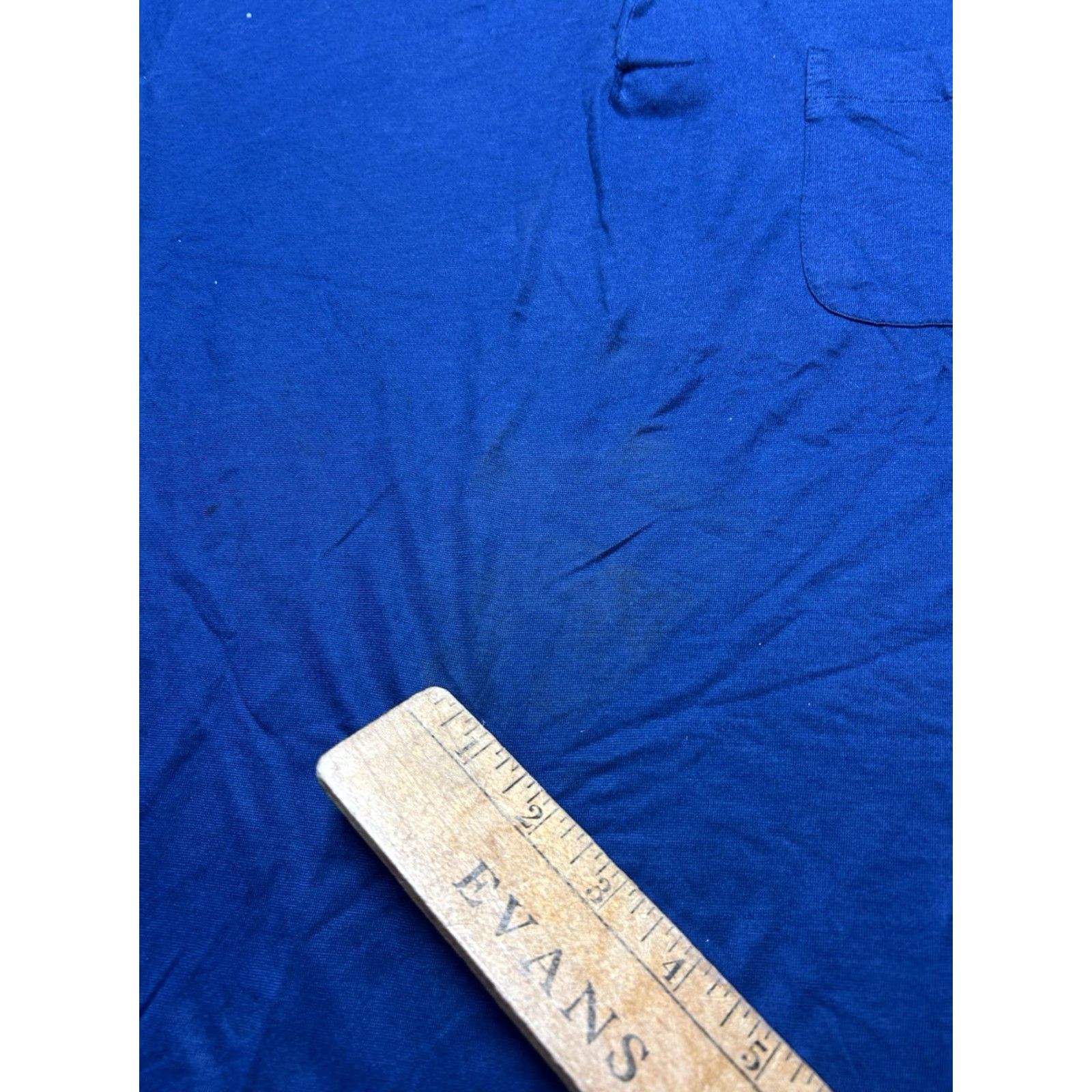 Vintage VINTAGE Polo Shirt Navy Blue 80s 90s Short Sleeve Blank Medium Men M Polyester Cotton Regular Blue Shirt Mens Size US M / EU 48-50 / 2 - 2 Thumbnail