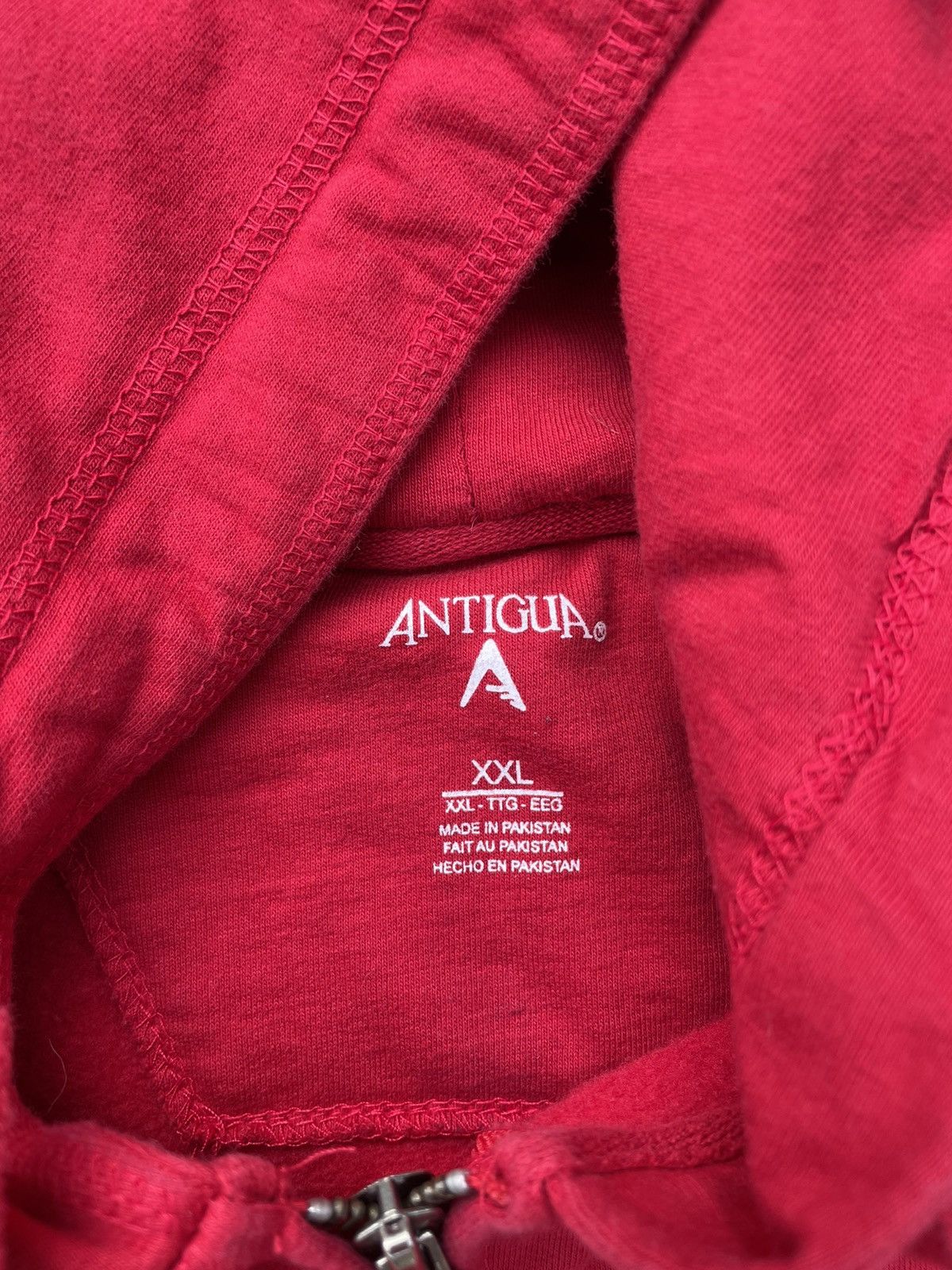 Antigua × NCAA Y2K Ole Miss Basic Red Zip Up Hoodie Size US XXL / EU 58 / 5 - 4 Thumbnail