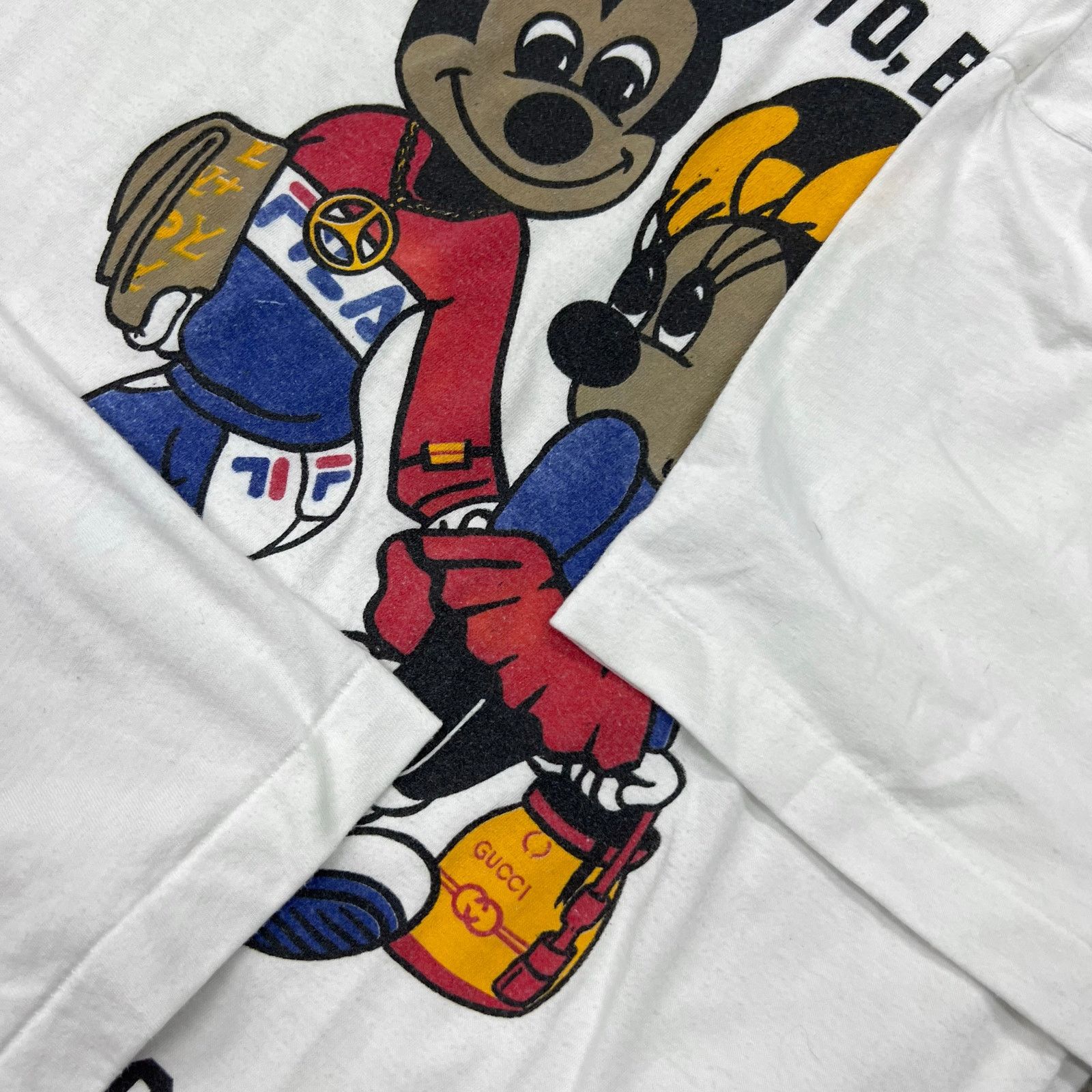 Vintage Vintage 80s Yo Baby Yo Mickey and Minnie Mouse T Shirt Size US XL / EU 56 / 4 - 2 Thumbnail
