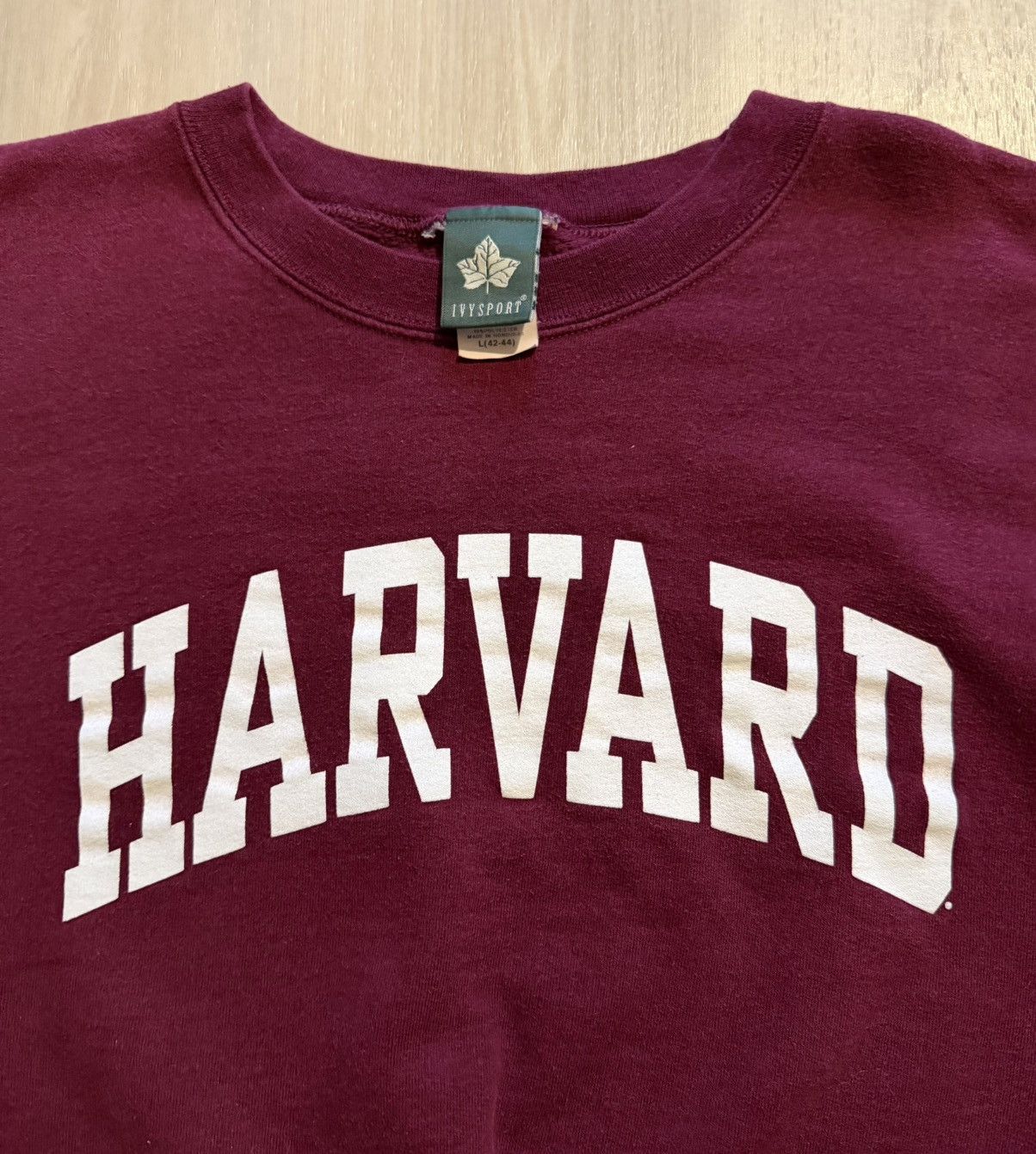 Vintage Vintage Harvard University Crewneck Sz L Size US L / EU 52-54 / 3 - 2 Thumbnail