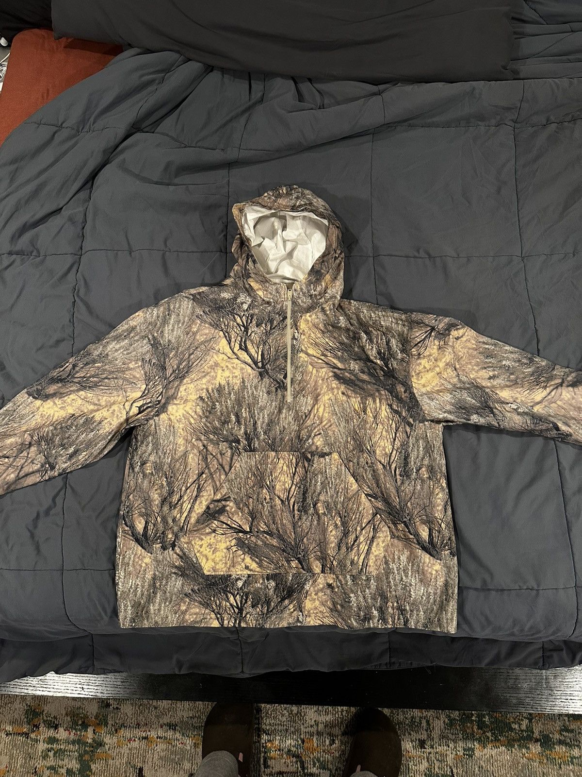 Yeezy Season Yeezy Season 4 Tree Camo Zip Pullover OVERSIZED | Grailed