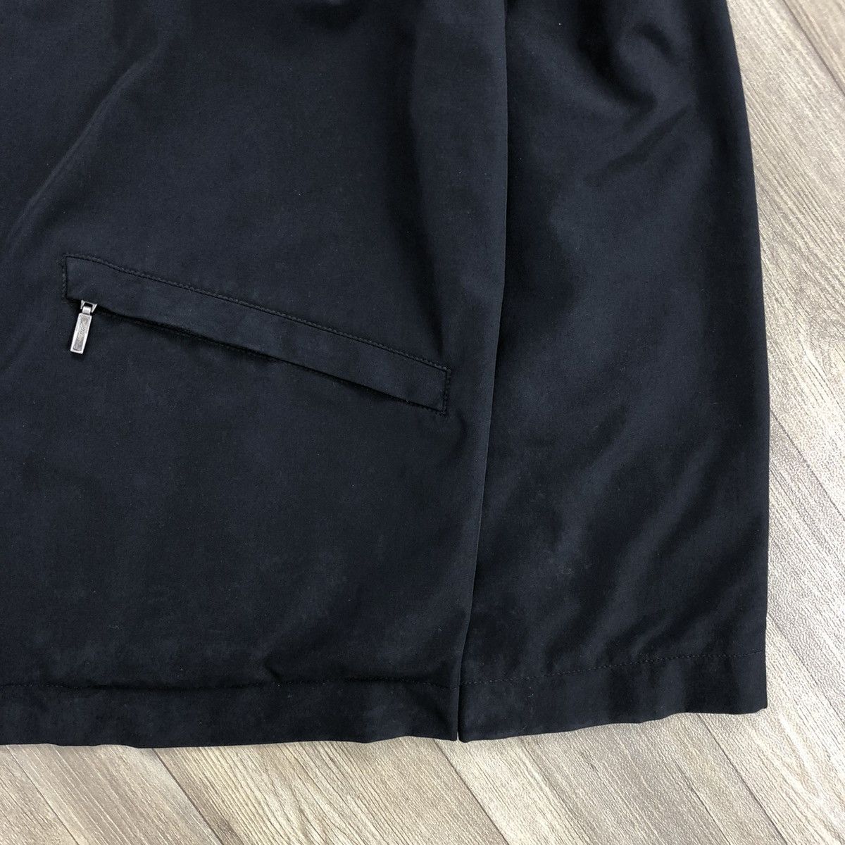 Versace 🇮🇹 Vintage Gianni Vercase Luxury Designer Black Work Jacket Size US L / EU 52-54 / 3 - 9 Thumbnail