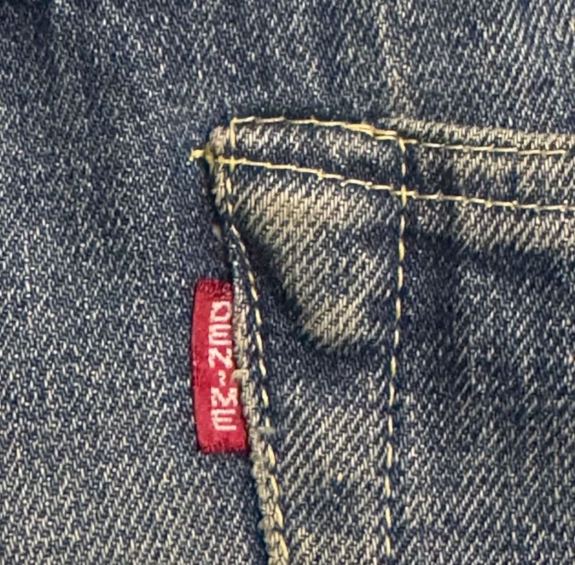 Other Denime Japanese Brand Distressed Selvedge Jeans Size US 33 - 7 Thumbnail