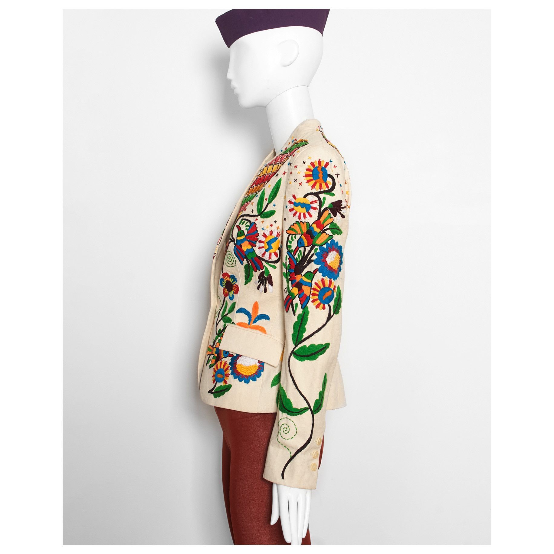 Bernhard Willhelm vintage 2003 embroidered BERNHARD WILLHELM folklore jacket Size S / US 4 / IT 40 - 6 Thumbnail