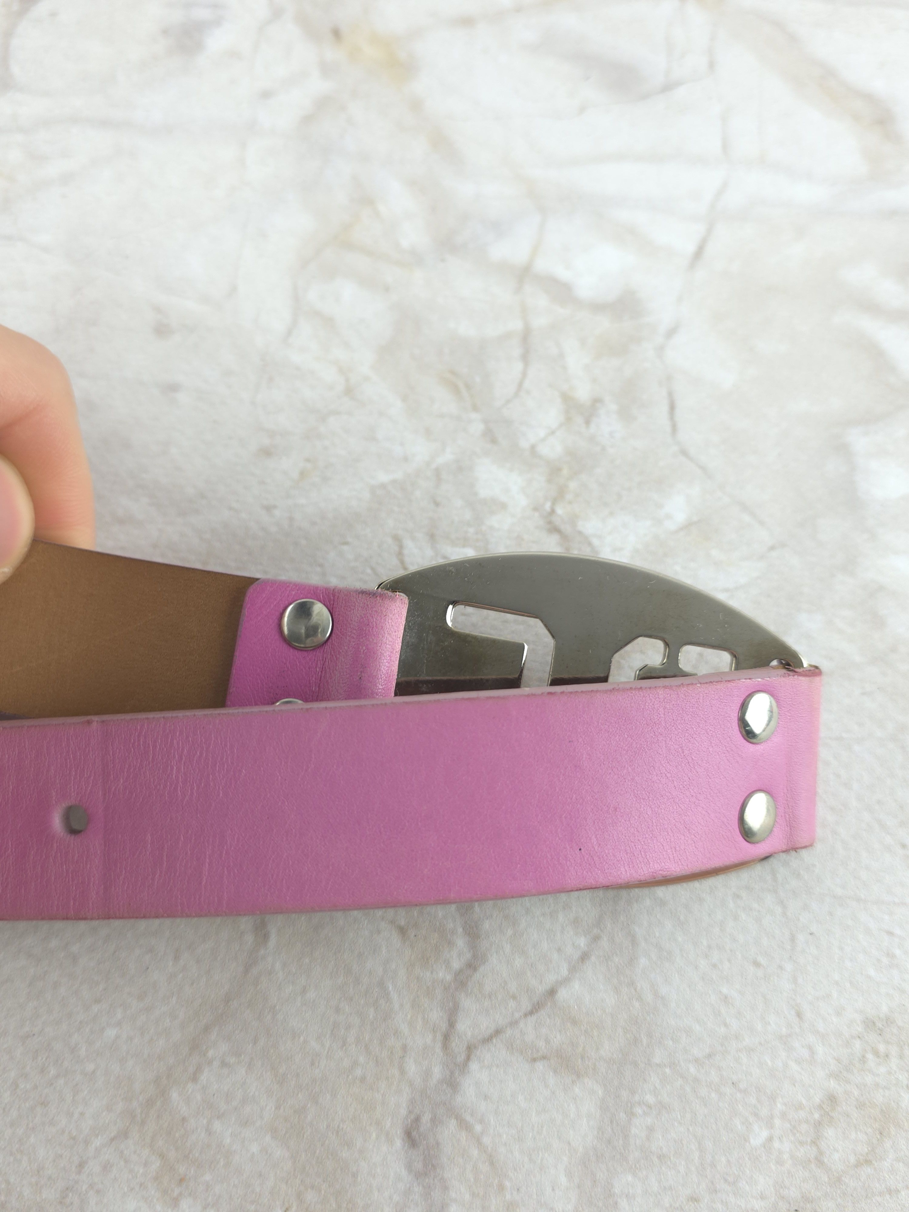 Dolce & Gabbana Dolce & Gabbana Archive Vintage buckle belt pink Size ONE SIZE - 7 Thumbnail
