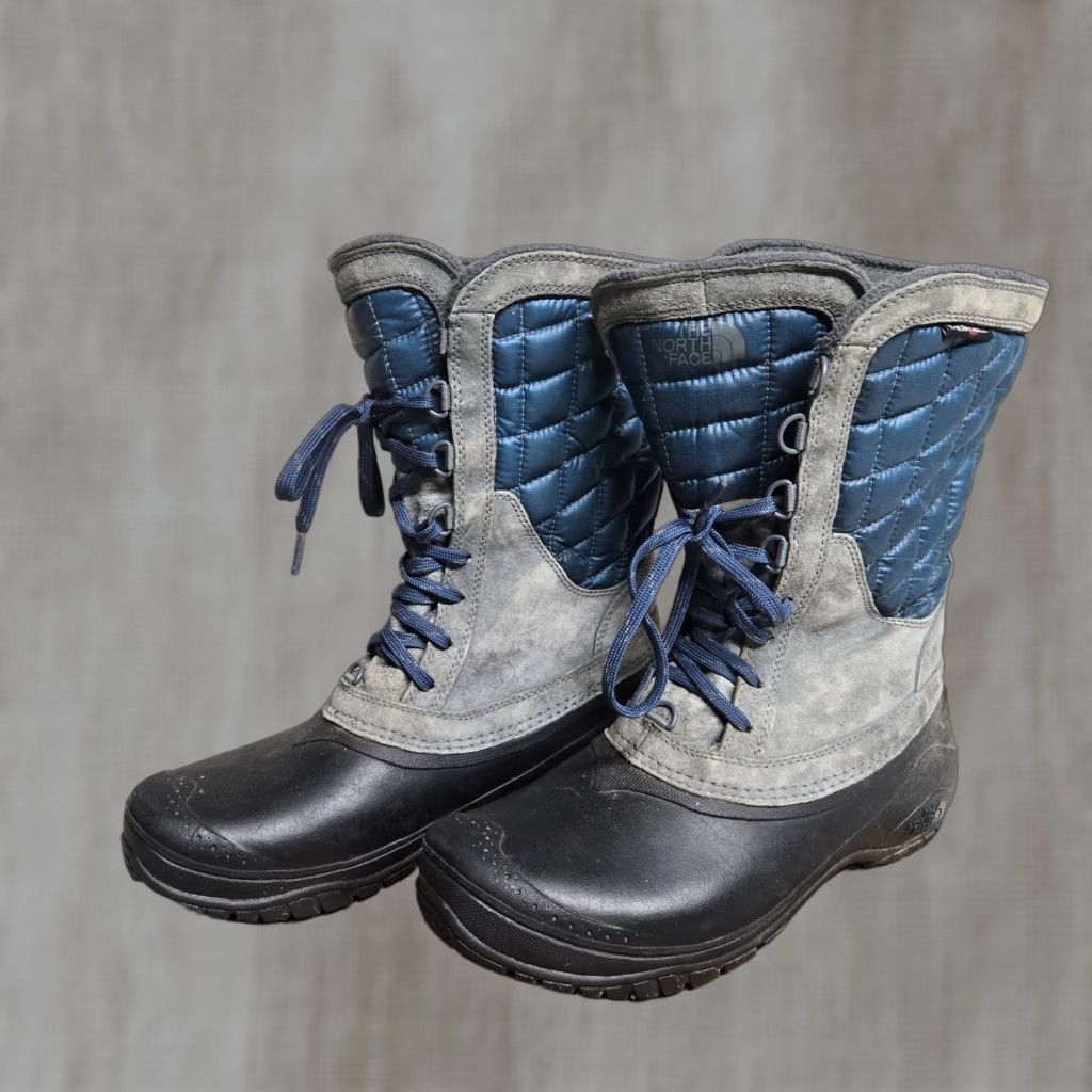 The North Face The North Face Womens Thermoball Utility Tall Winter Boots SZ 9.5 Black NF0A2T5D Size US 10 / IT 40 - 1 Thumbnail