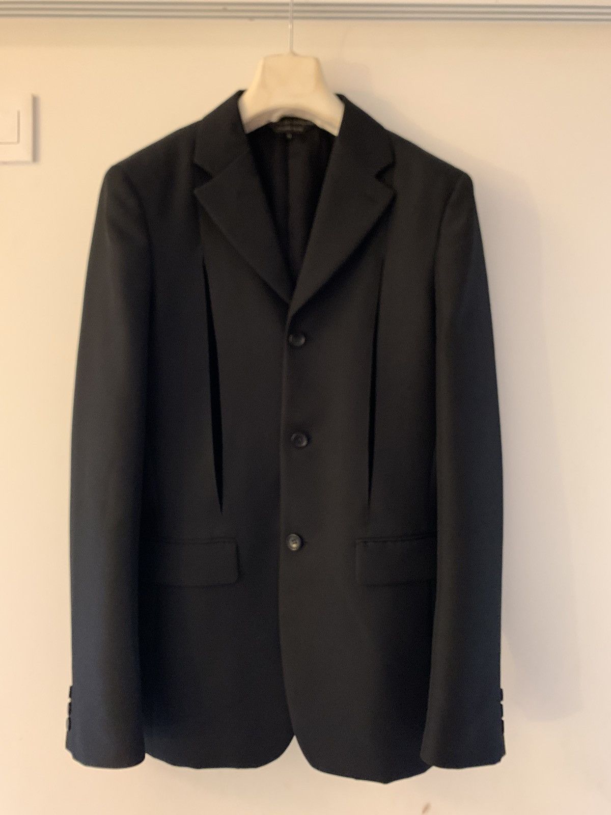 Comme des Garcons Homme Plus Black jacket with half open on the chest Size L Size 40L - 1 Thumbnail