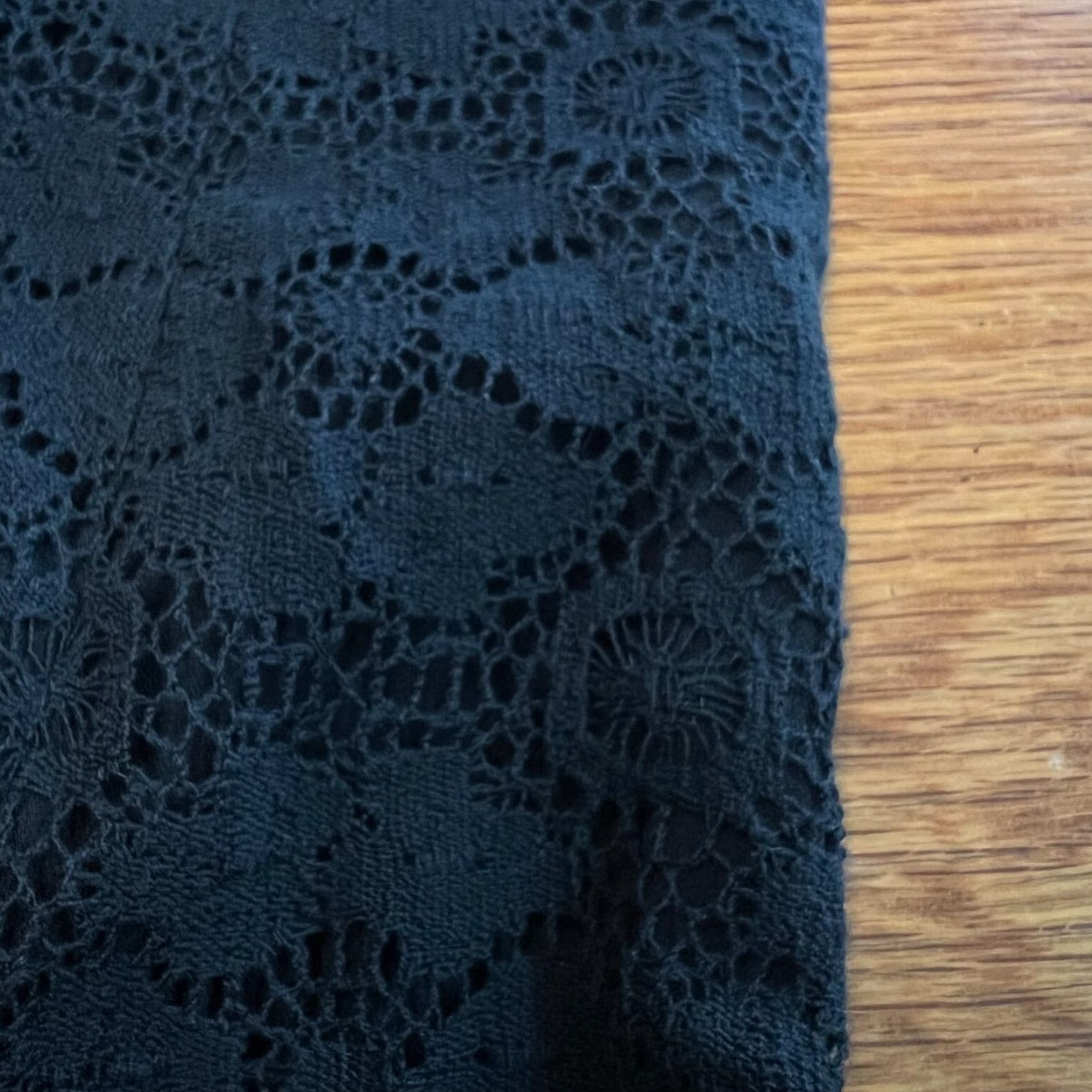 Albert Nipon VINTAGE Albert Nipon Black Lace Blazer Womens Size 6 Regular Classic Size M / US 6-8 / IT 42-44 - 6 Thumbnail