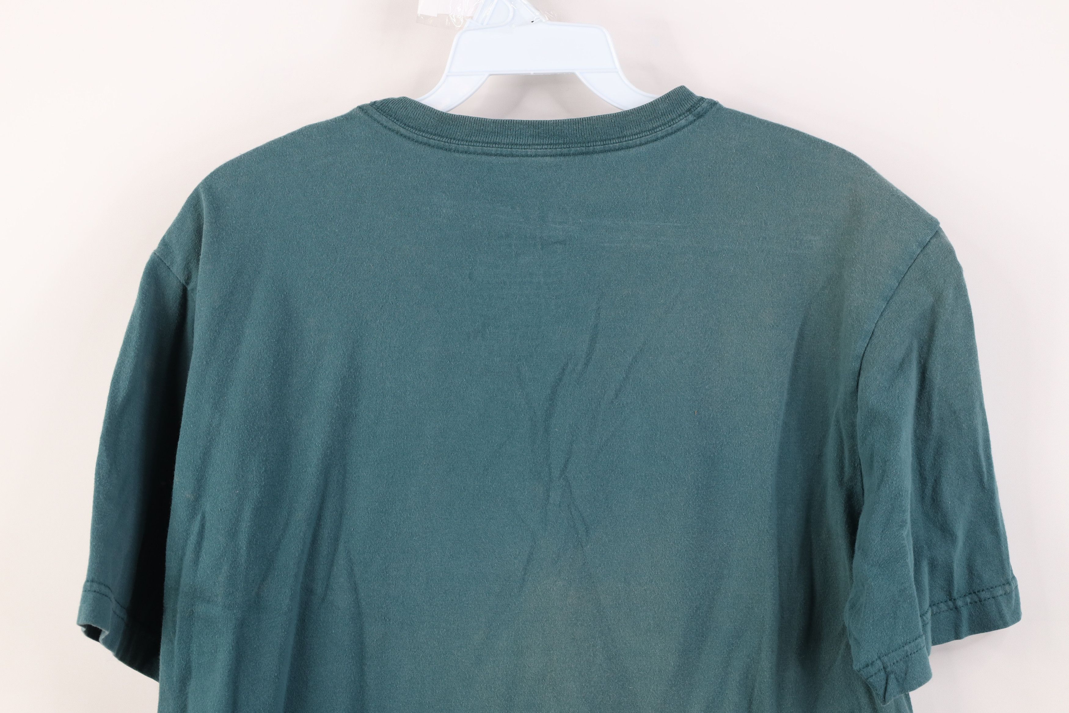 Nike Vintage Nike Travis Scott Mini Swoosh T-Shirt Teal Size US M / EU 48-50 / 2 - 14 Thumbnail