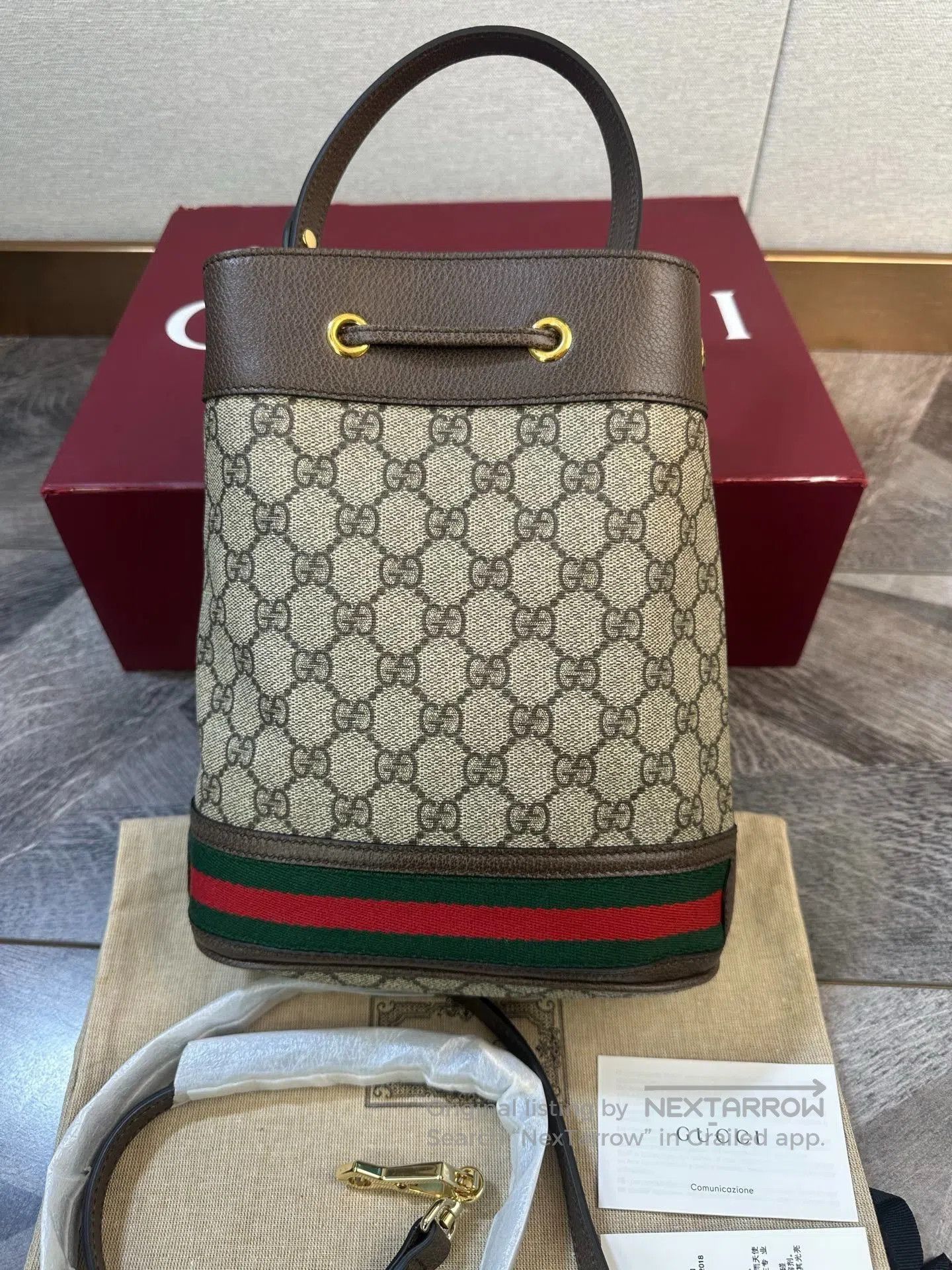 Gucci Gucci GG Monogram Medium Bucket Bag. Size ONE SIZE - 2 Thumbnail