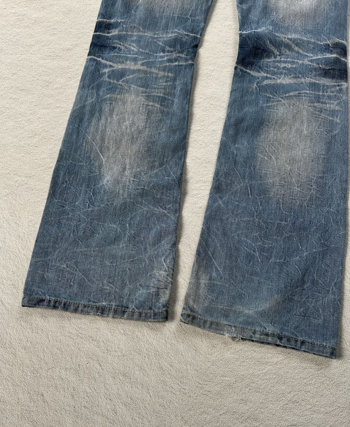 14th Addiction 2000s Nicole Club For Men Flared Denim Pants Size US 34 / EU 50 - 5 Thumbnail