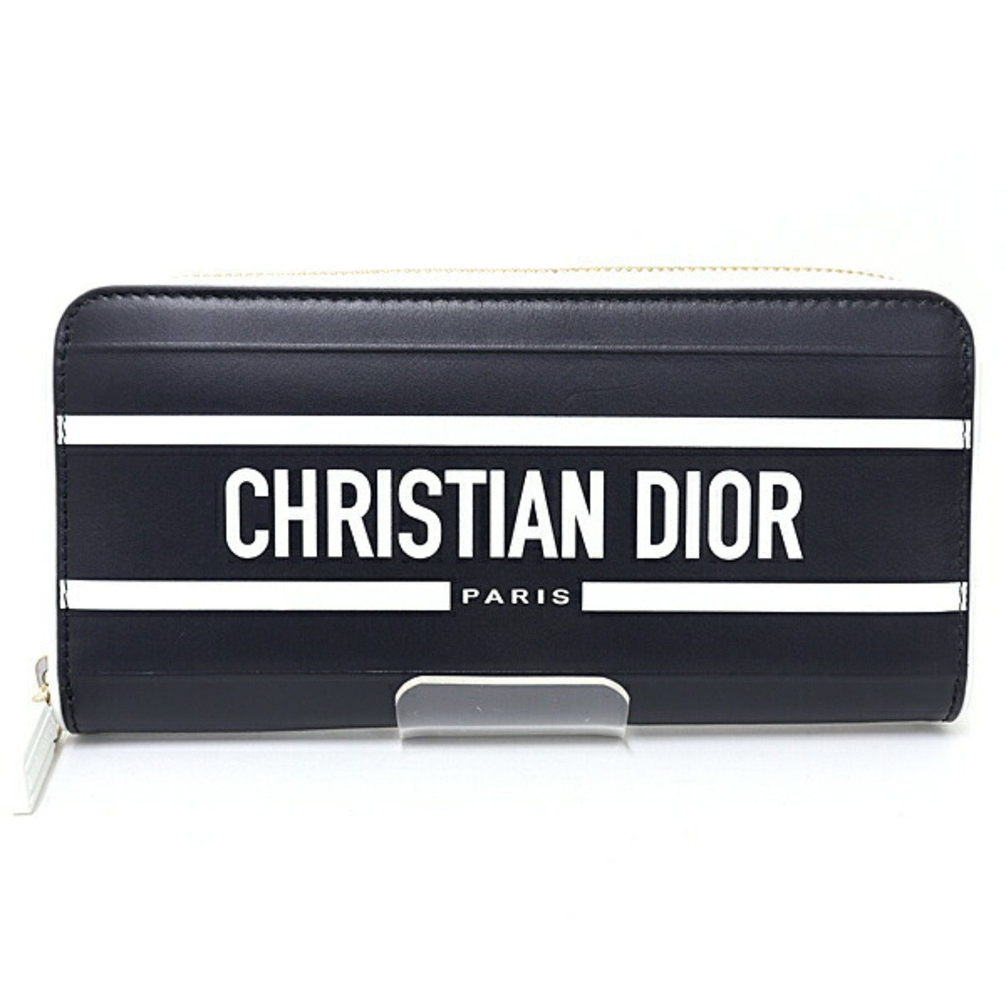 image of Christian Dior Vibe Voyageur Wallet Round Zip S6203Osgq Navy in Blue, Women's