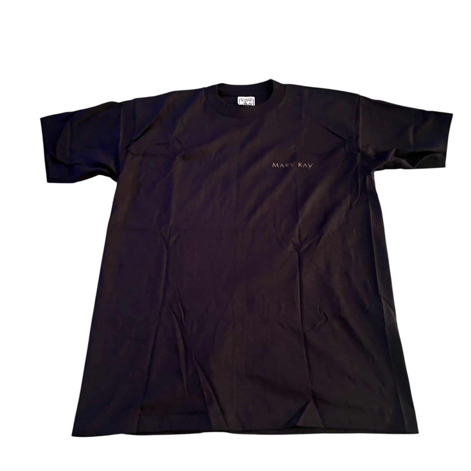 Vintage Mary Kay | Vintage 1998 Black Shirt Best Brands Letter Y2K Size L / US 10 / IT 46 - 3 Thumbnail