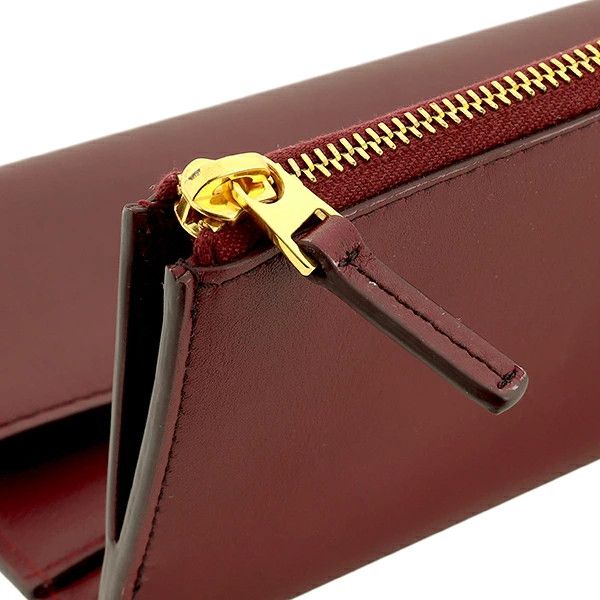 Bottega Veneta o1n1vont1224 Size: OS / Continental Wallet in Burgundy Size ONE SIZE - 8 Thumbnail