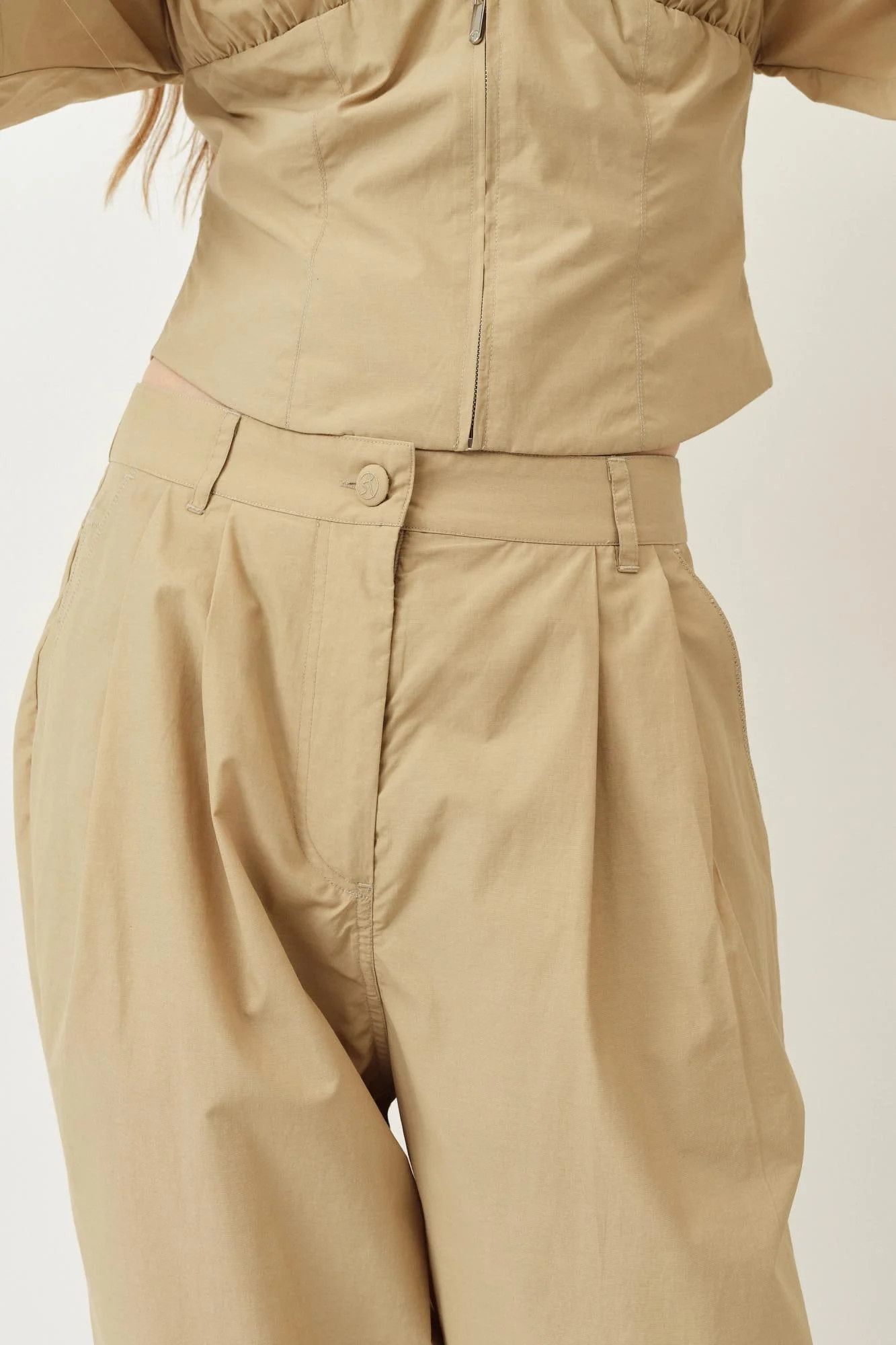 Saks Potts o1s22i1n0924 Lele Pant in Beige Size 27" / US 4 / IT 40 - 10 Thumbnail