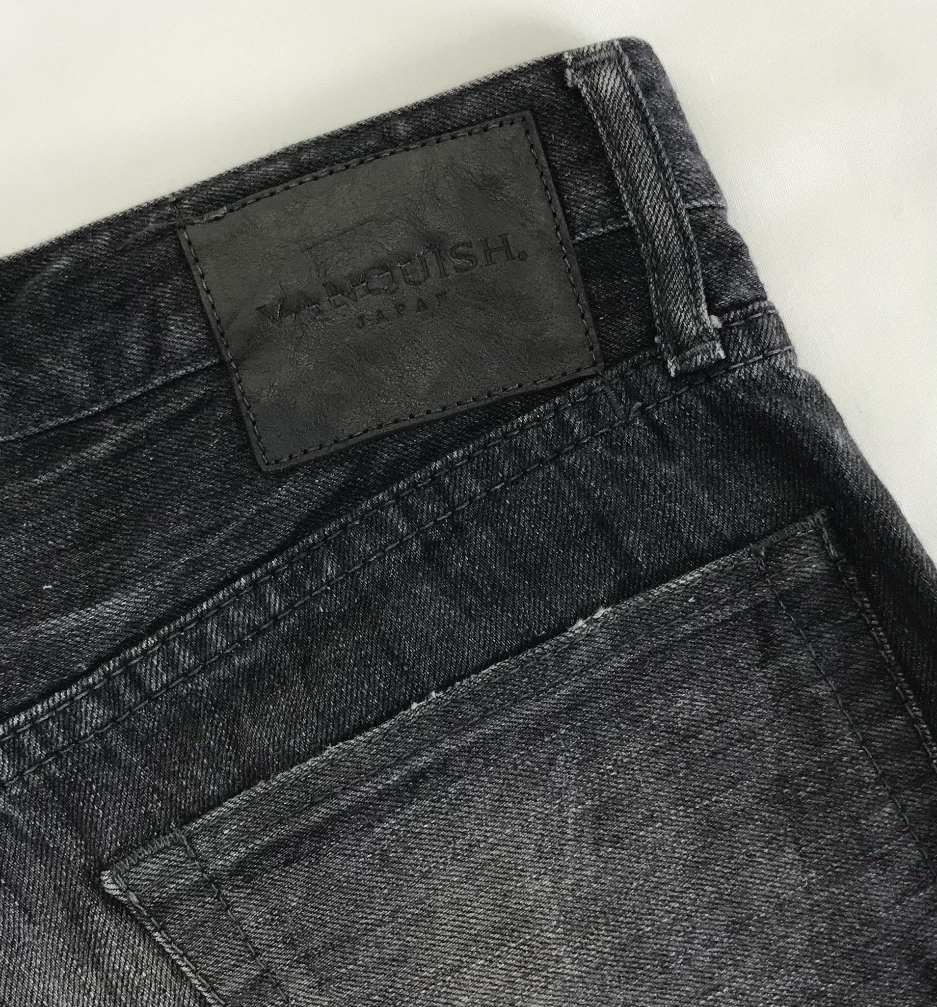 Vanquish Vanquish Studded Faded Black Flare Jeans Size US 30 / EU 46 - 13 Thumbnail