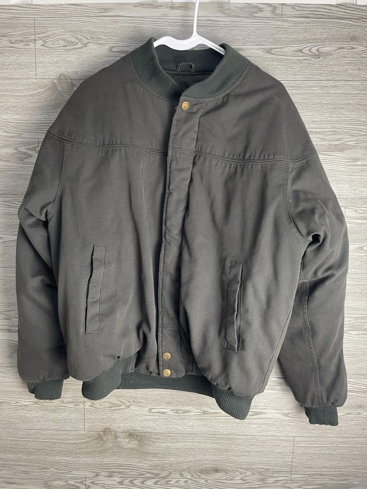 Other Tempco Grey Down Jacket Men’s Med Vintage Canvas Barn Coat Size US M / EU 48-50 / 2 - 1 Thumbnail