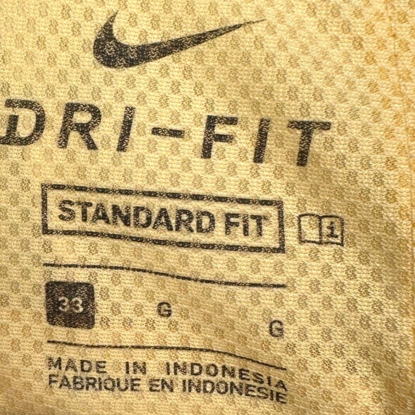 Nike Nike Golf Mens Chino Shorts 33 Yellow Plaid Flat Front Pockets Slim Fit Athletic Casual Shorts Size US 33 - 4 Thumbnail