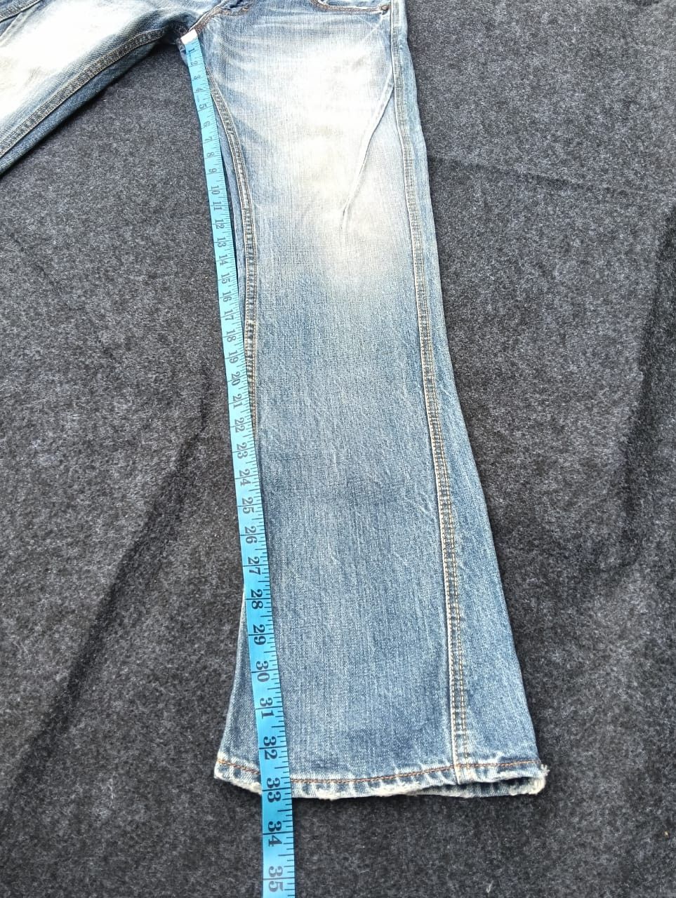 Japan Blue Jeans 🔥 Blue Way Flare Jeans – Made in Nippon 🔥 Size US 30 / EU 46 - 7 Thumbnail