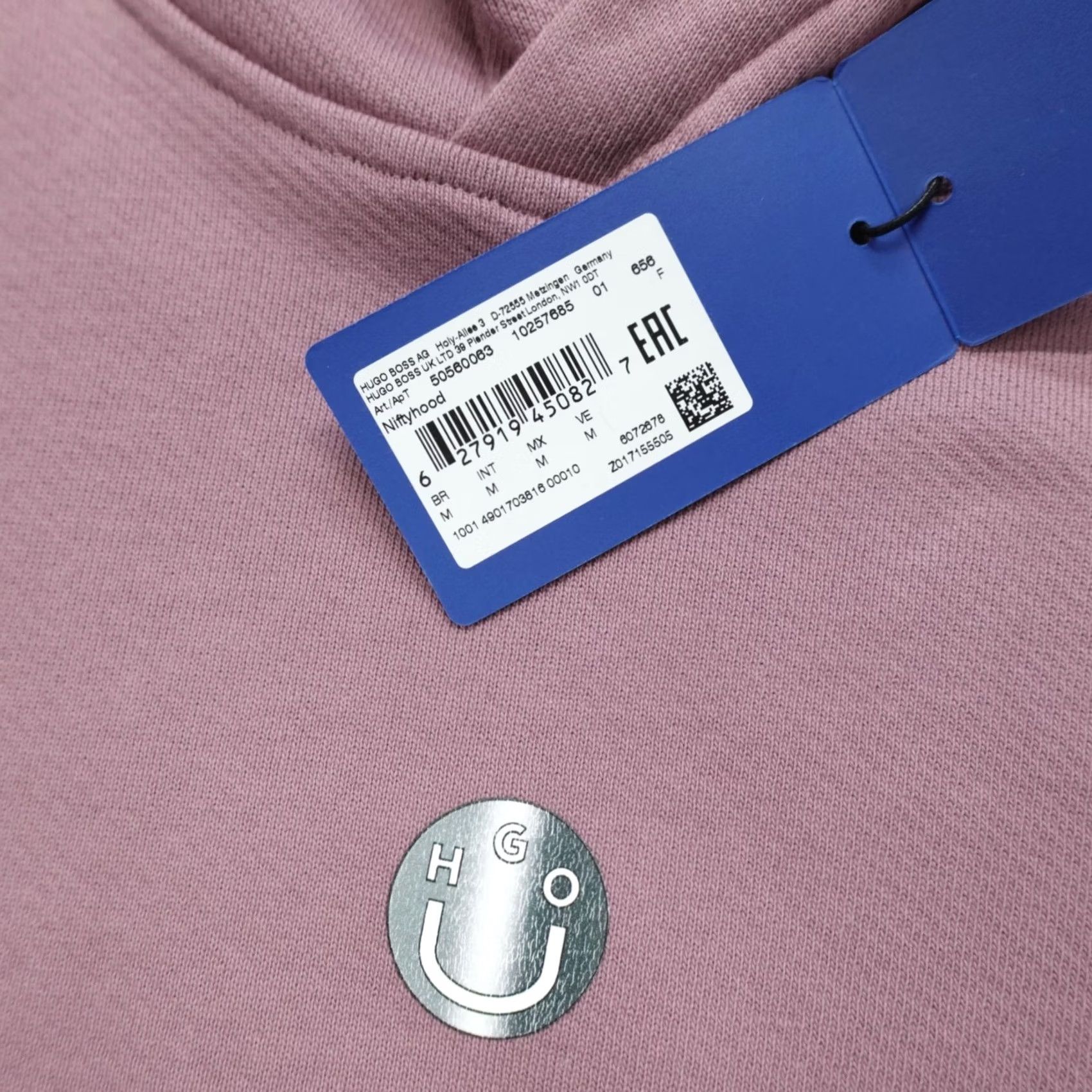 Hugo Boss Hugo Boss Niftyhood Pullover Hoodie Mens Size M Logo Cotton French Terry Size US M / EU 48-50 / 2 - 3 Thumbnail