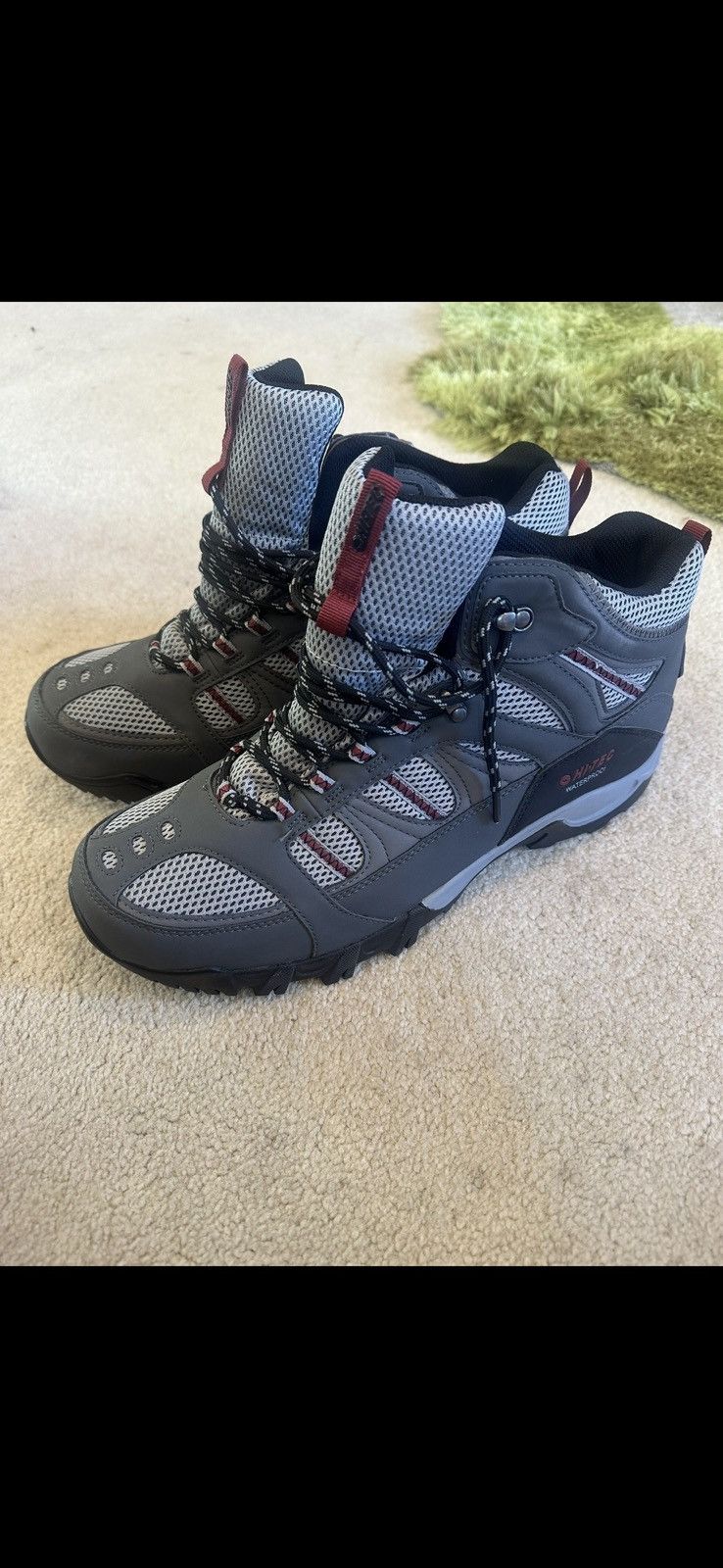 Hi Tec Hi-tec mens black and grey hiking boots Size US 12 / EU 45 - 3 Thumbnail