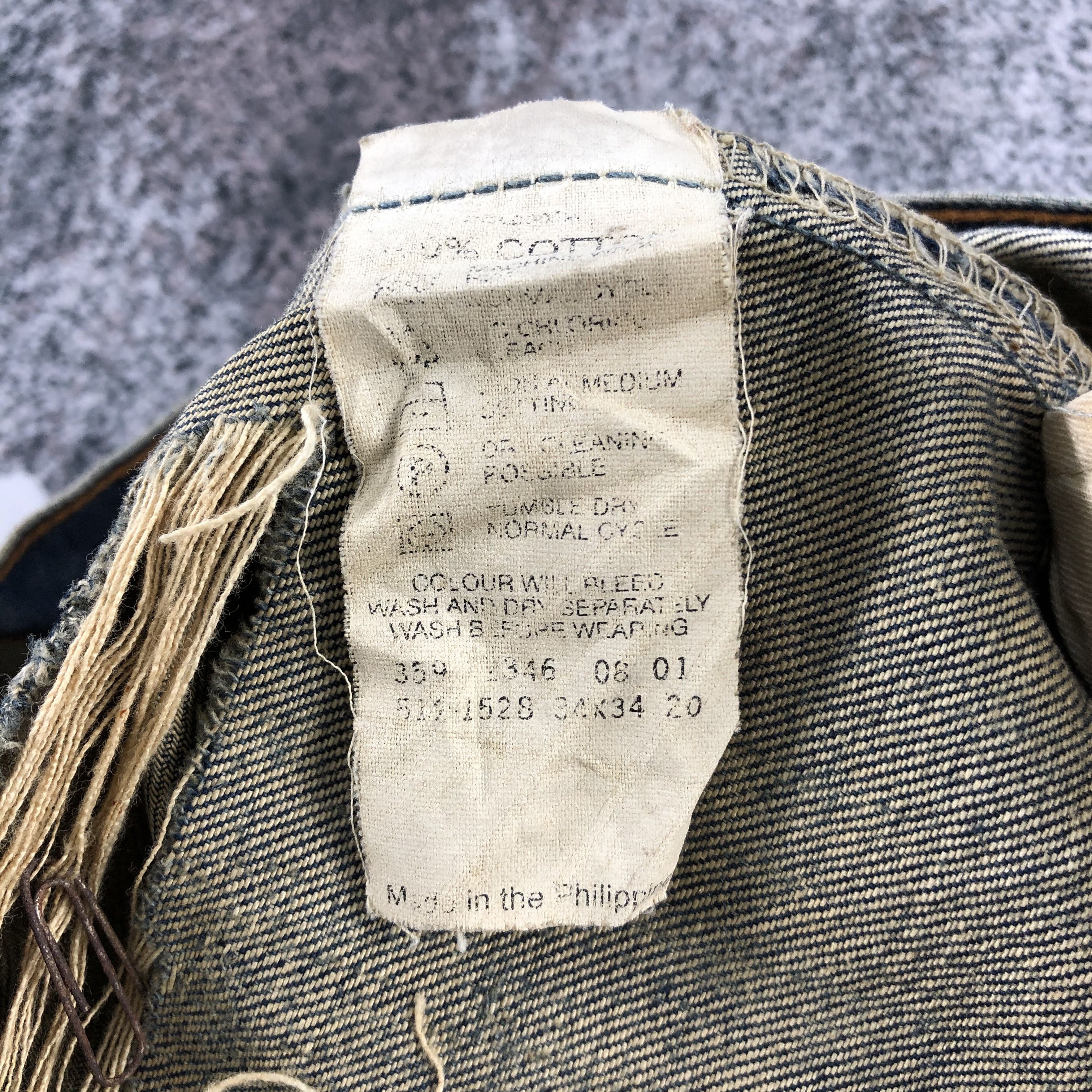 Levi's Vintage Levi's 512 Jeans Rusty Wash Denim KJ1074 Size US 34 / EU 50 - 13 Thumbnail