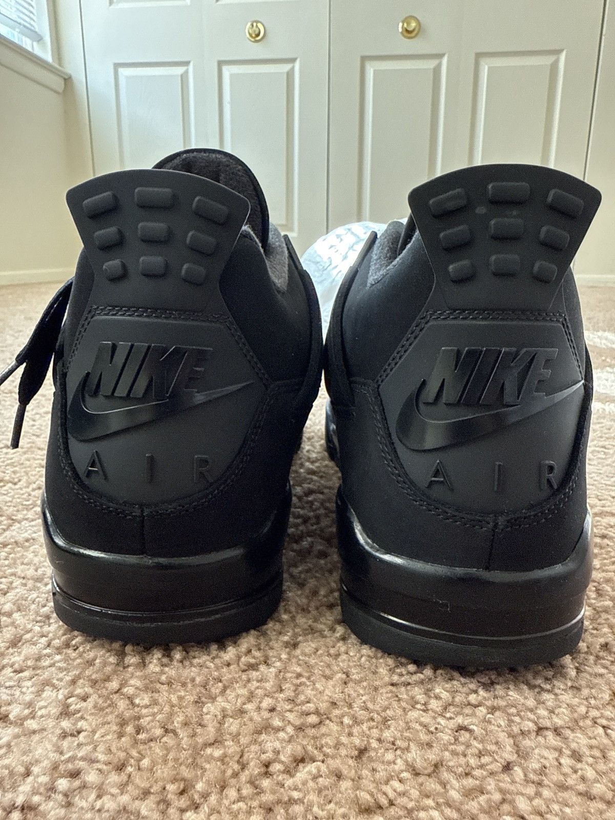 Jordan Brand Air jordan retro 4s black/blackcats Size US 12 / EU 45 - 3 Thumbnail
