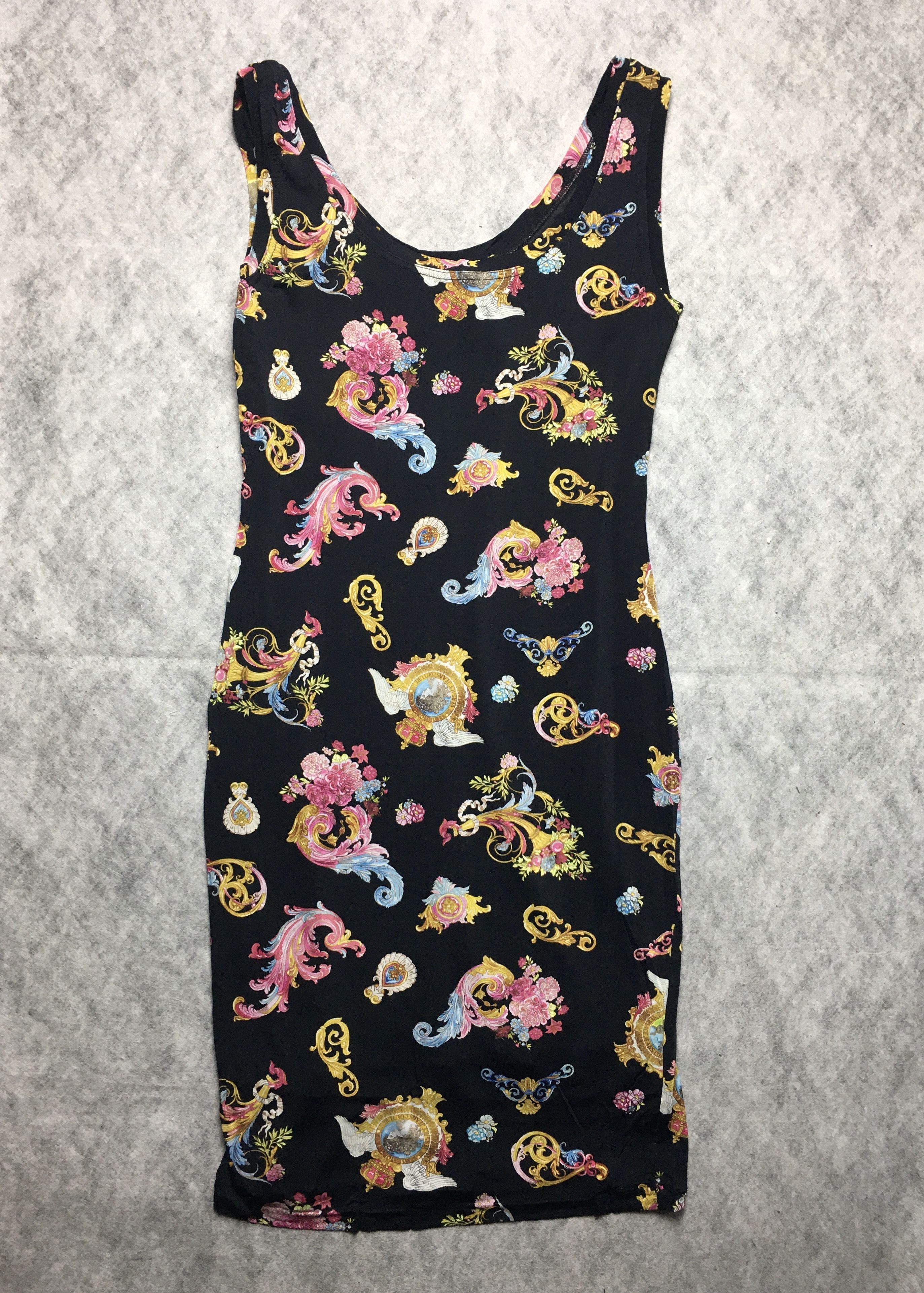 Versace Jeans Couture Versace Jeans Couture Paisley Modern Print Dress US 12 Size XL / US 12-14 / IT 48-50 - 6 Thumbnail
