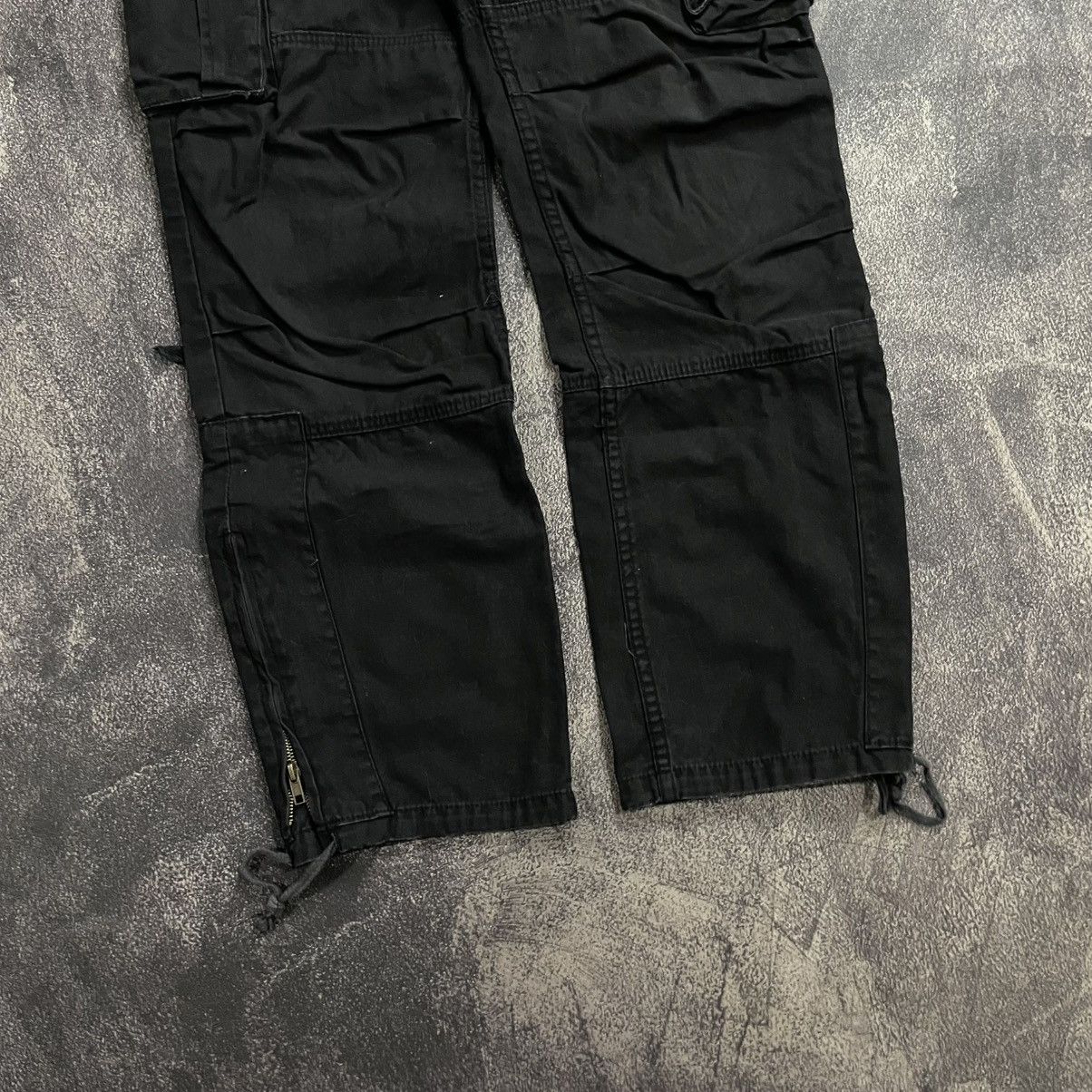 Isamu Katayama Backlash Jungle Storm Black Cargo Pants Size US 31 - 3 Thumbnail