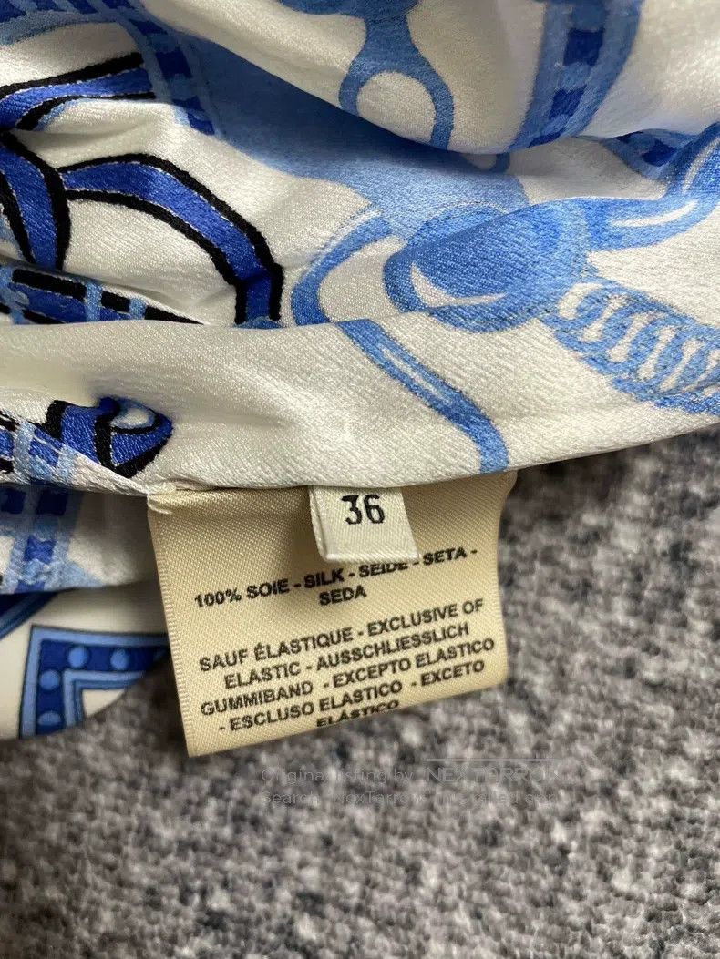 Hermes Hermes Blue Printed Ladies Shorts Size 24" / US 00 / IT 34 - 2 Thumbnail