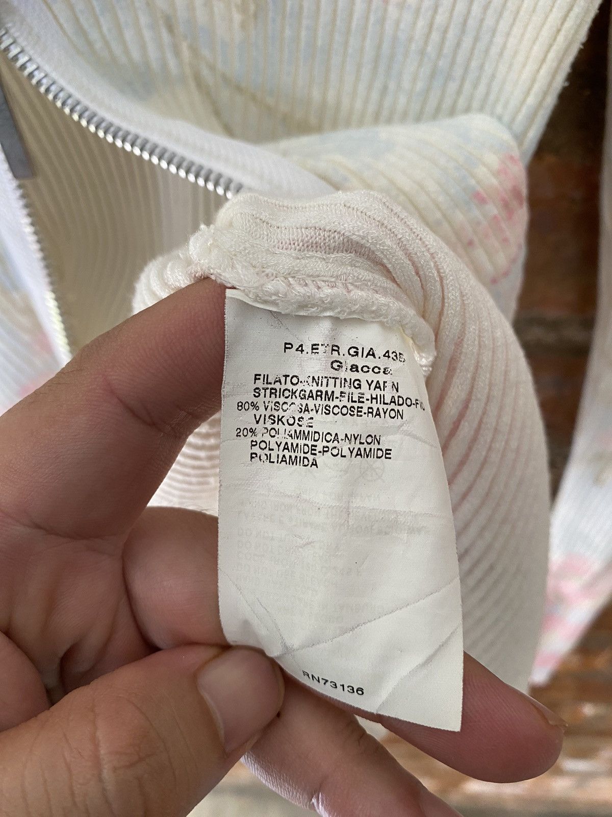 Japanese Brand 1990s Lampo Zipper filato knitting yarn Size M / US 6-8 / IT 42-44 - 15 Thumbnail