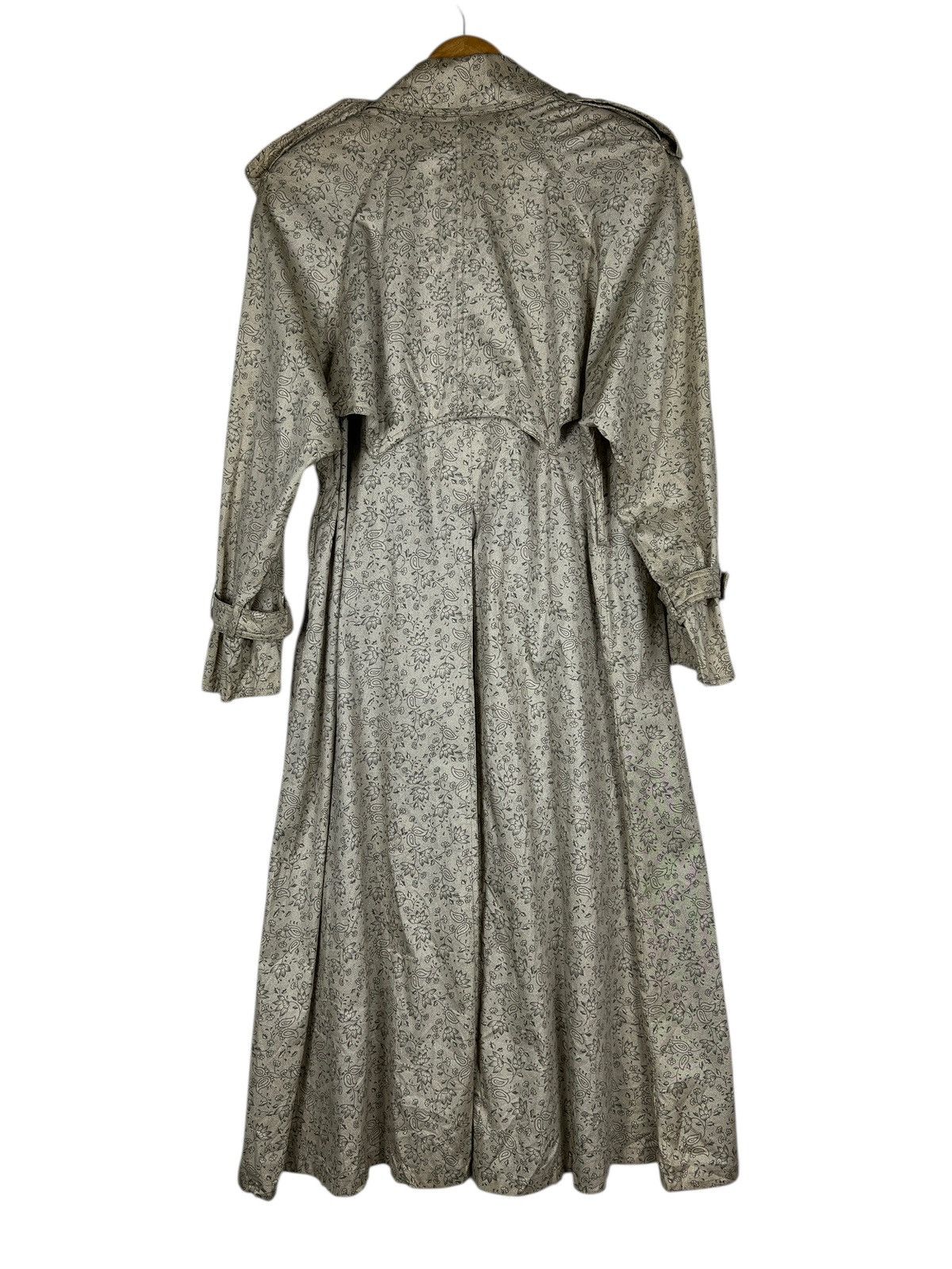 Aquascutum Aquascutum Paisley Trench Coat With Belt Made In England Size S / US 4 / IT 40 - 12 Thumbnail