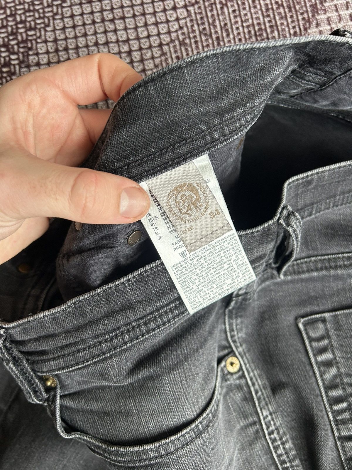 Diesel Diesel Tepphar Wash Denim Jeans Men’s Size 34 Solid Style Size US 34 / EU 50 - 11 Thumbnail