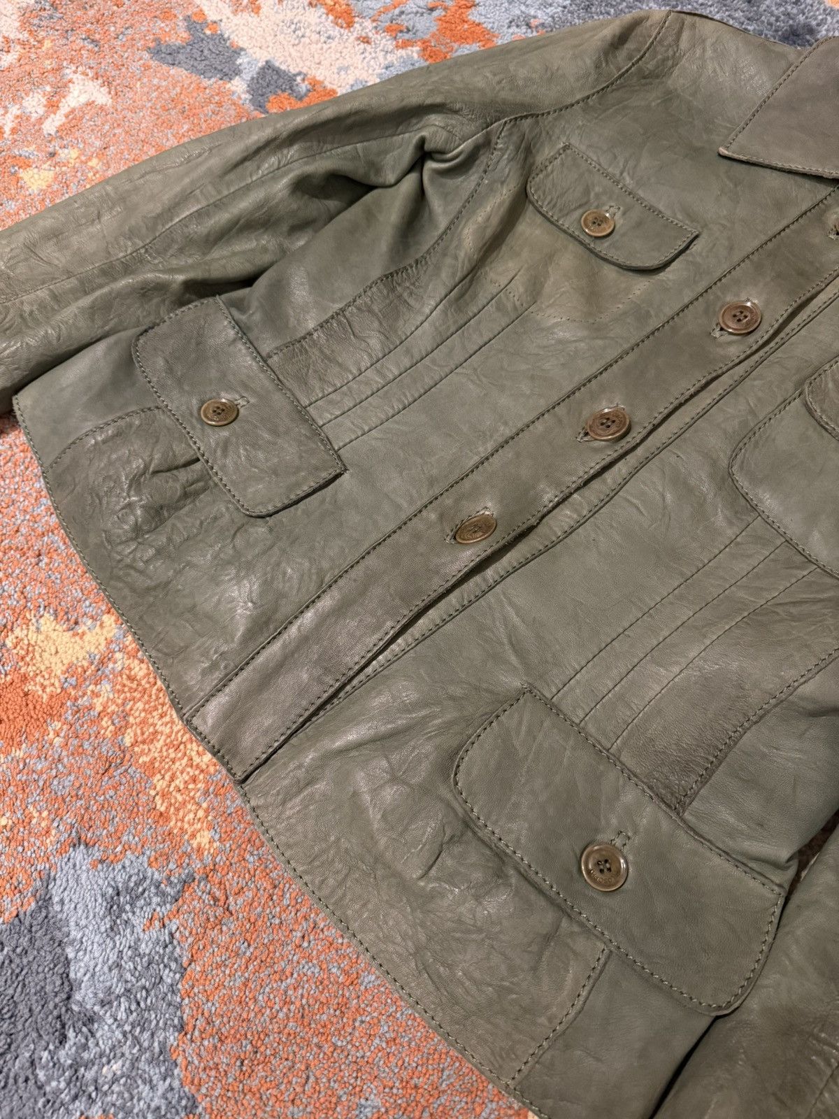 Alberta Ferretti Philosophy DI ALBERTA FERRETTI Vintage Leaher Jacket Archive Size M / US 6-8 / IT 42-44 - 4 Thumbnail