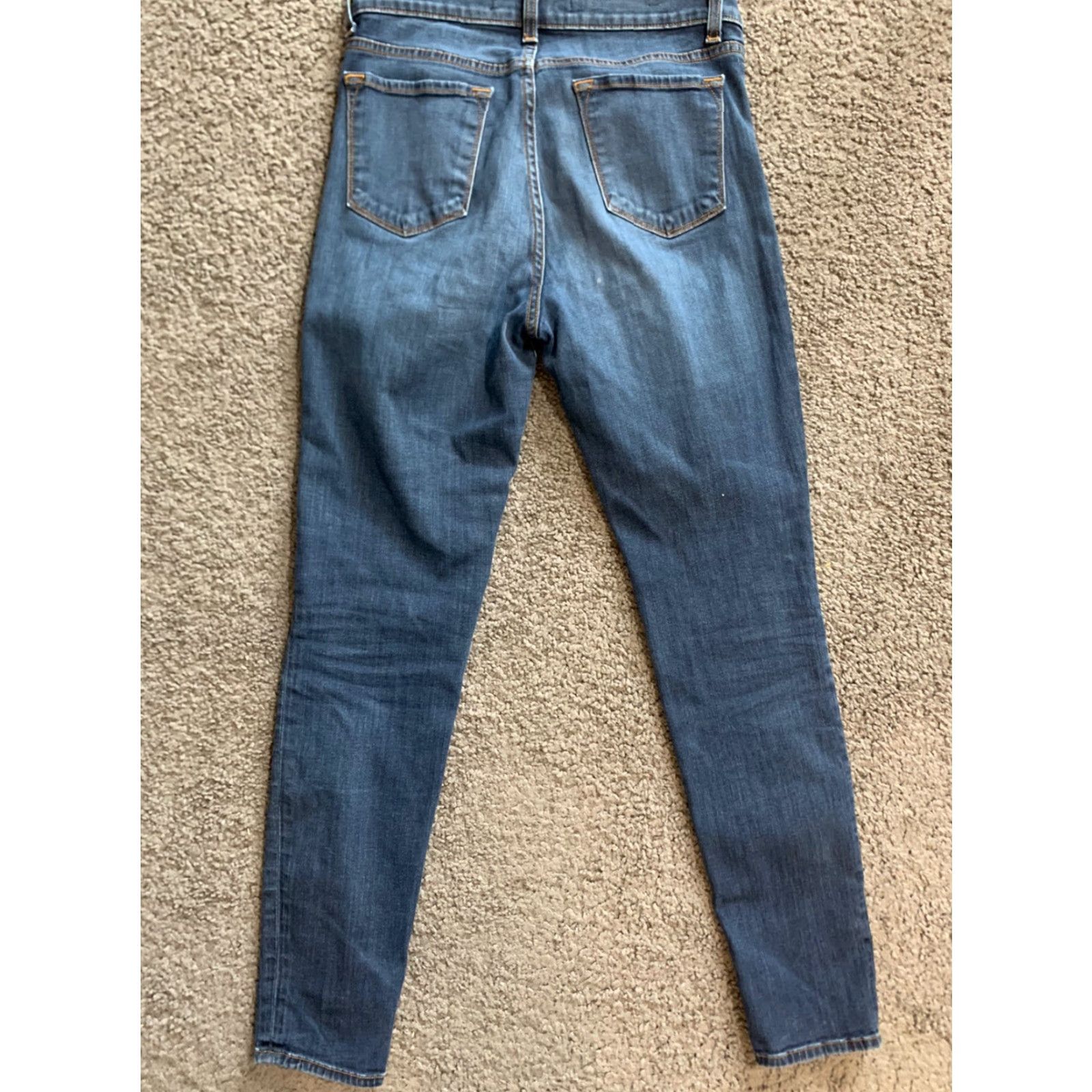 J Brand J Brand Jeans Skinny Denim Women’s 29 Blue Low Rise Dark Wash VERUCA 80s 90s Modern Slim Pockets Zipper Size 29" - 3 Thumbnail