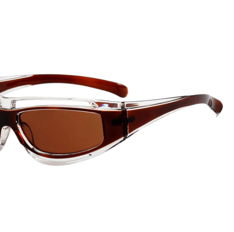 Vintage Punk Cat-Eye Aviation Streamline Sunglasses Cyber Rave Size ONE SIZE - 4 Thumbnail