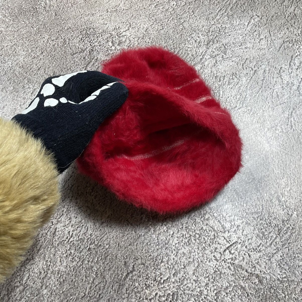 Vintage Vintage 90s Mohair Beanie Skeleton Hand Grunge Alt Slim OS Size ONE SIZE - 3 Thumbnail