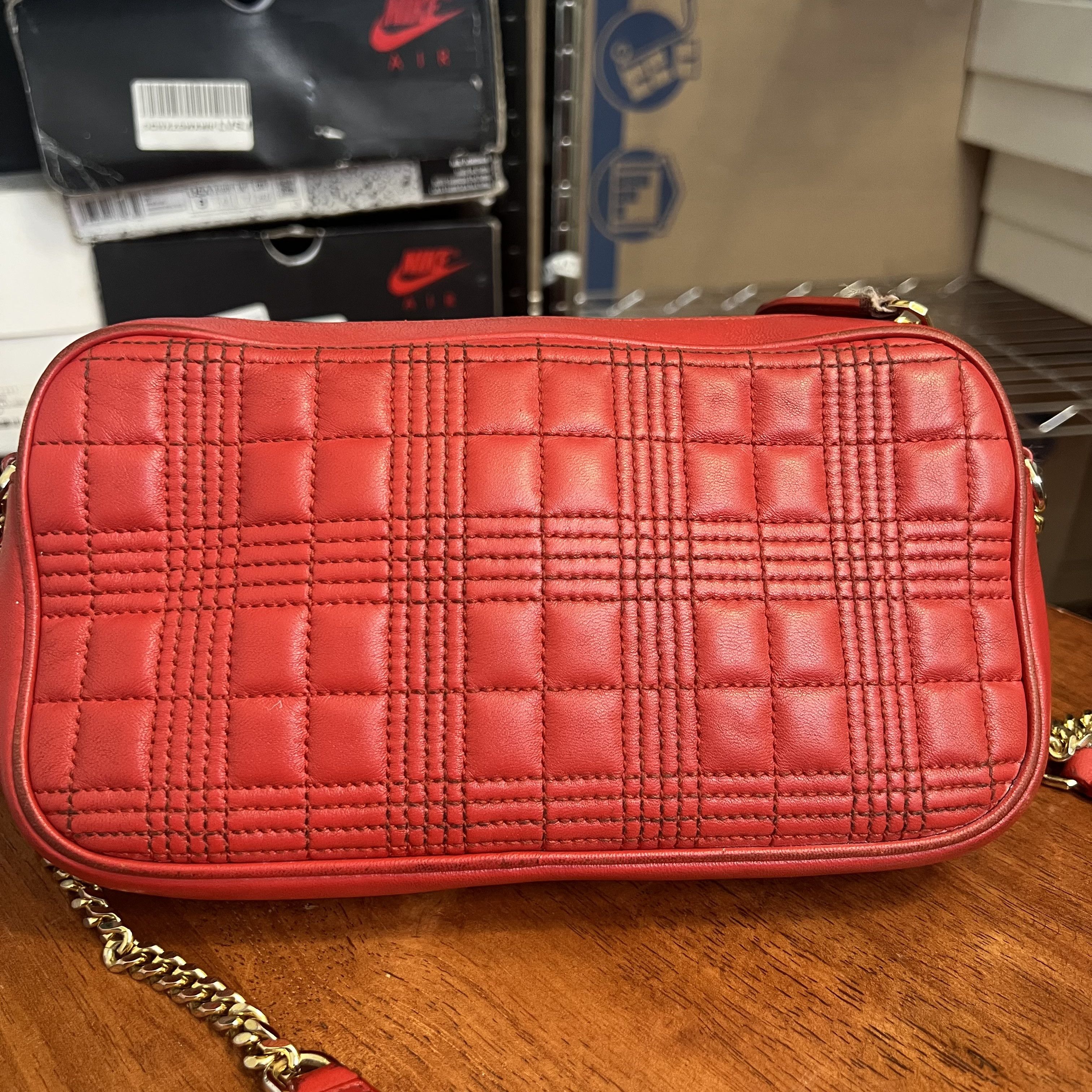 Burberry Burberry Lola Quilted Camera Bag Red Size ONE SIZE - 8 Thumbnail