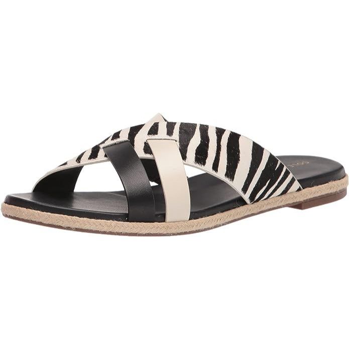 Cole Haan Grand 360 Florens Calf Hair Slide Sandals Size