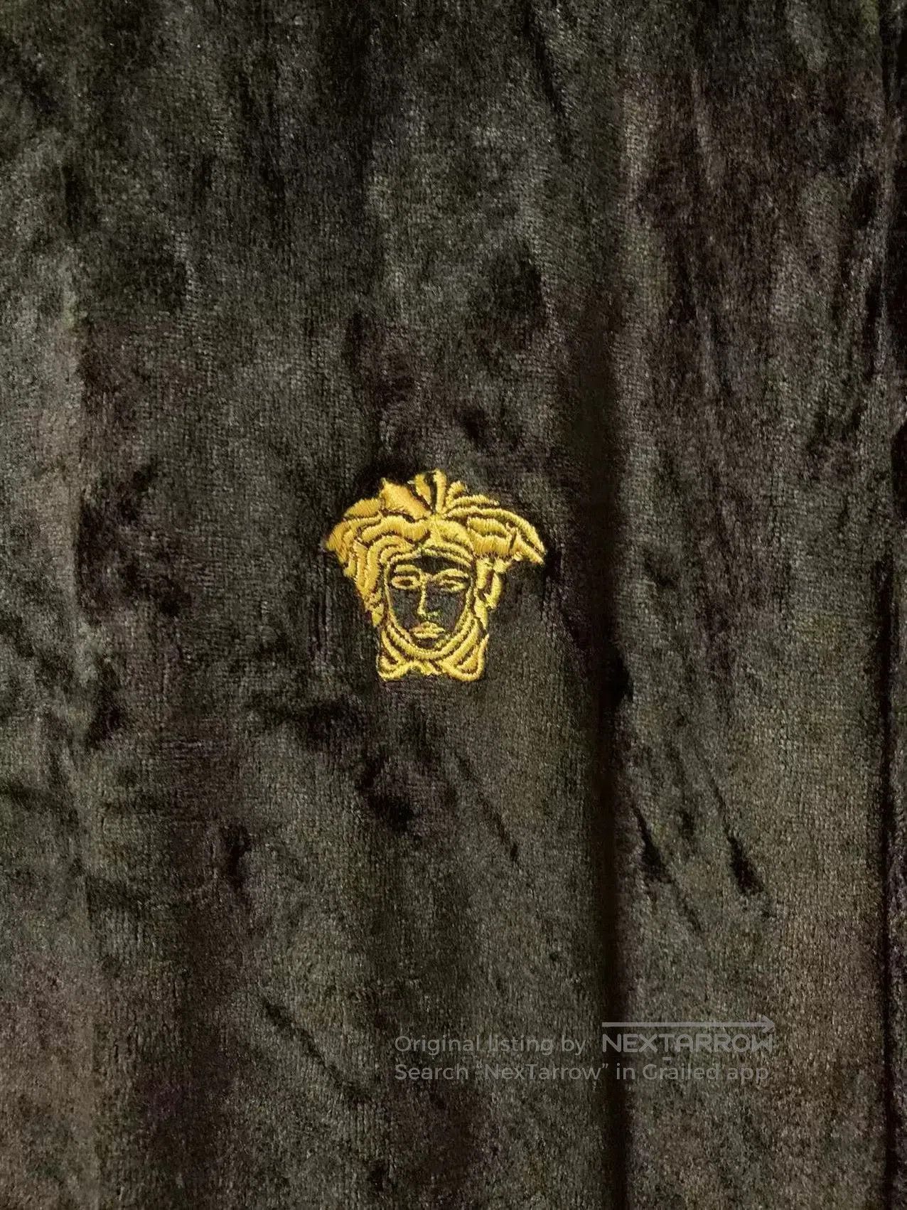 Japanese Brand Versace Men's Embroidered Velvet Jacket. Size US M / EU 48-50 / 2 - 4 Thumbnail