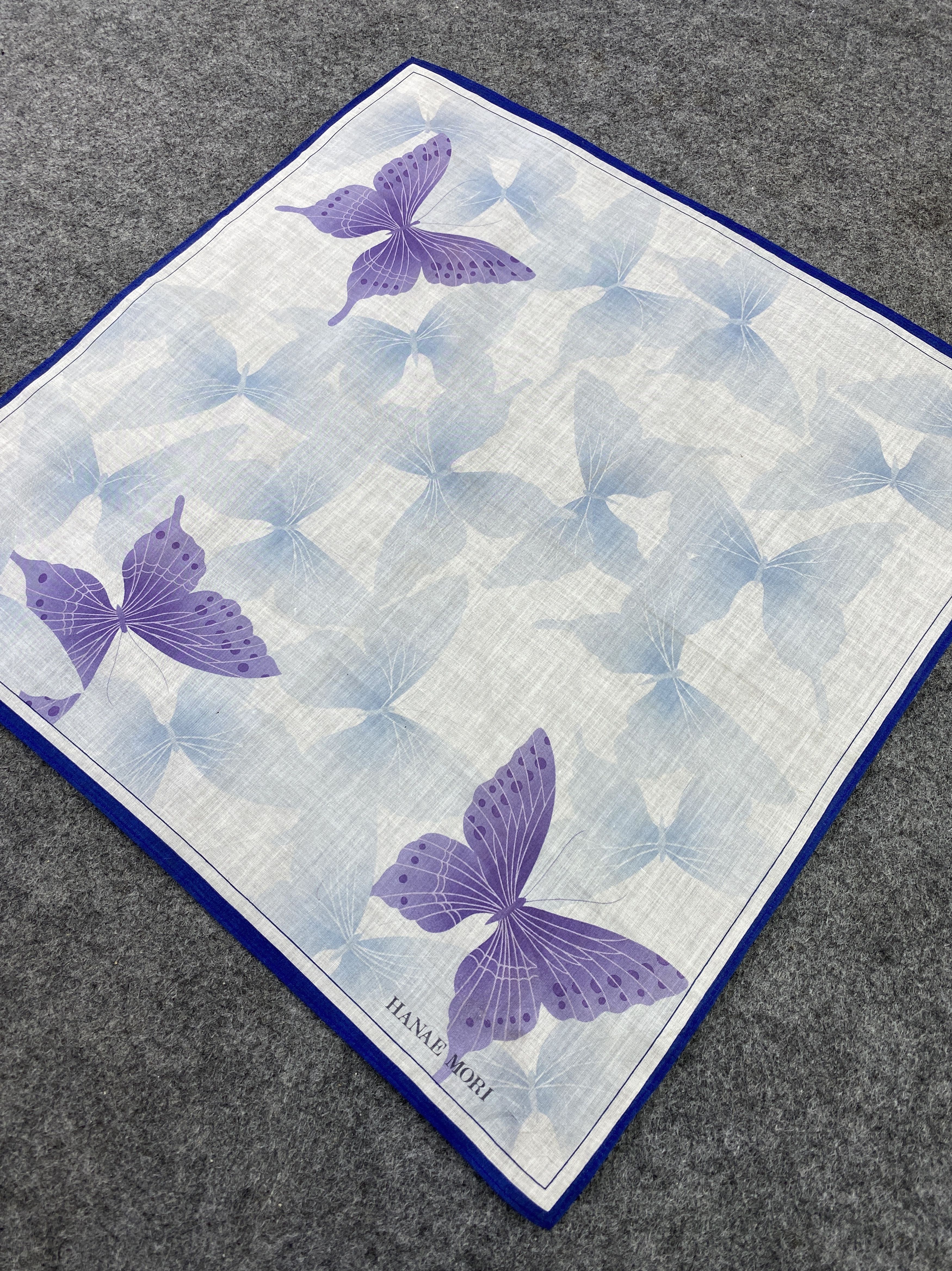 Hanae Mori × Vintage Hanae Mori Handkerchief / Bandana / Neckerchief-B211 Size ONE SIZE - 4 Thumbnail
