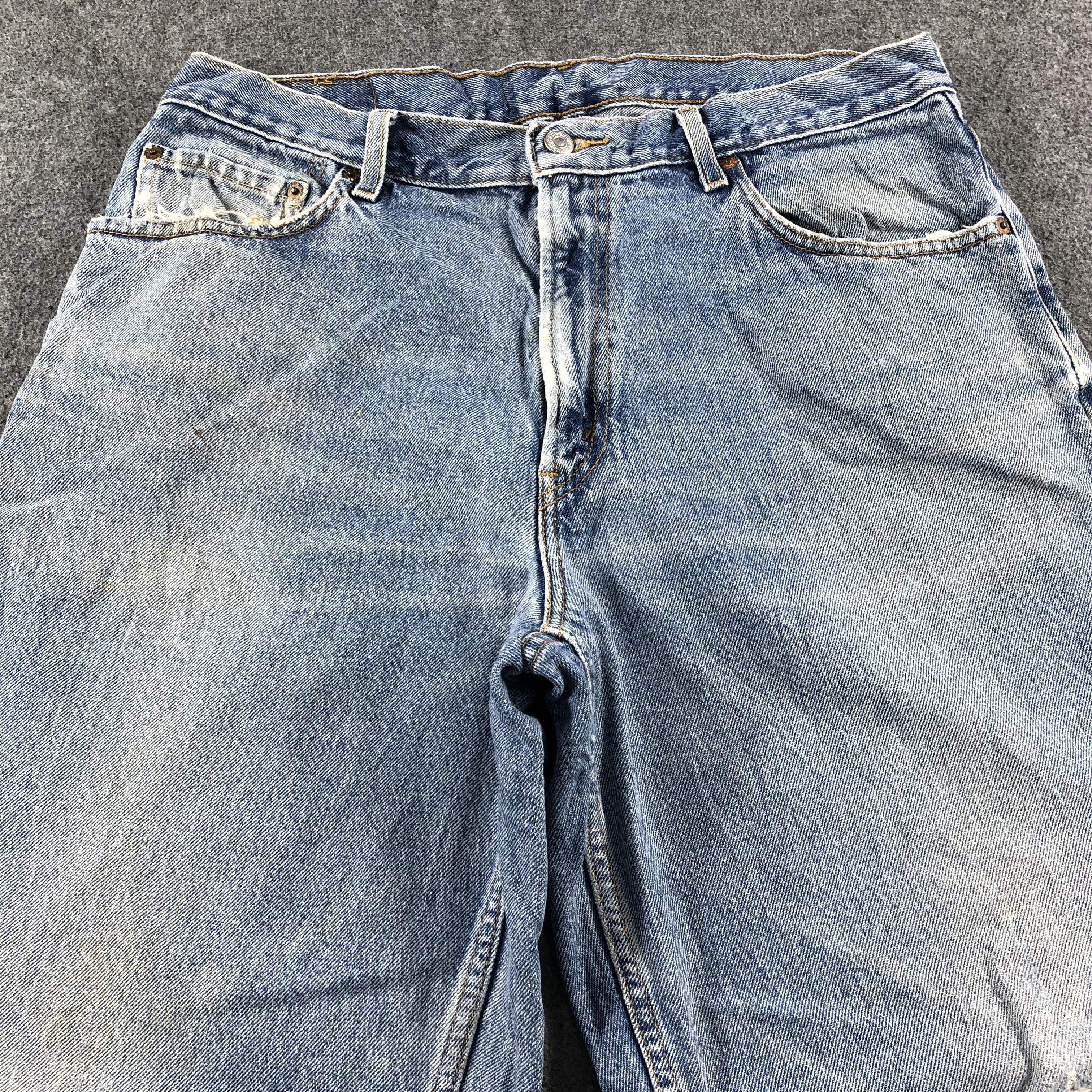 Levi's 90s Vintage Blue Wash Levis 560 Jeans-J2609 Size US 35 - 3 Thumbnail