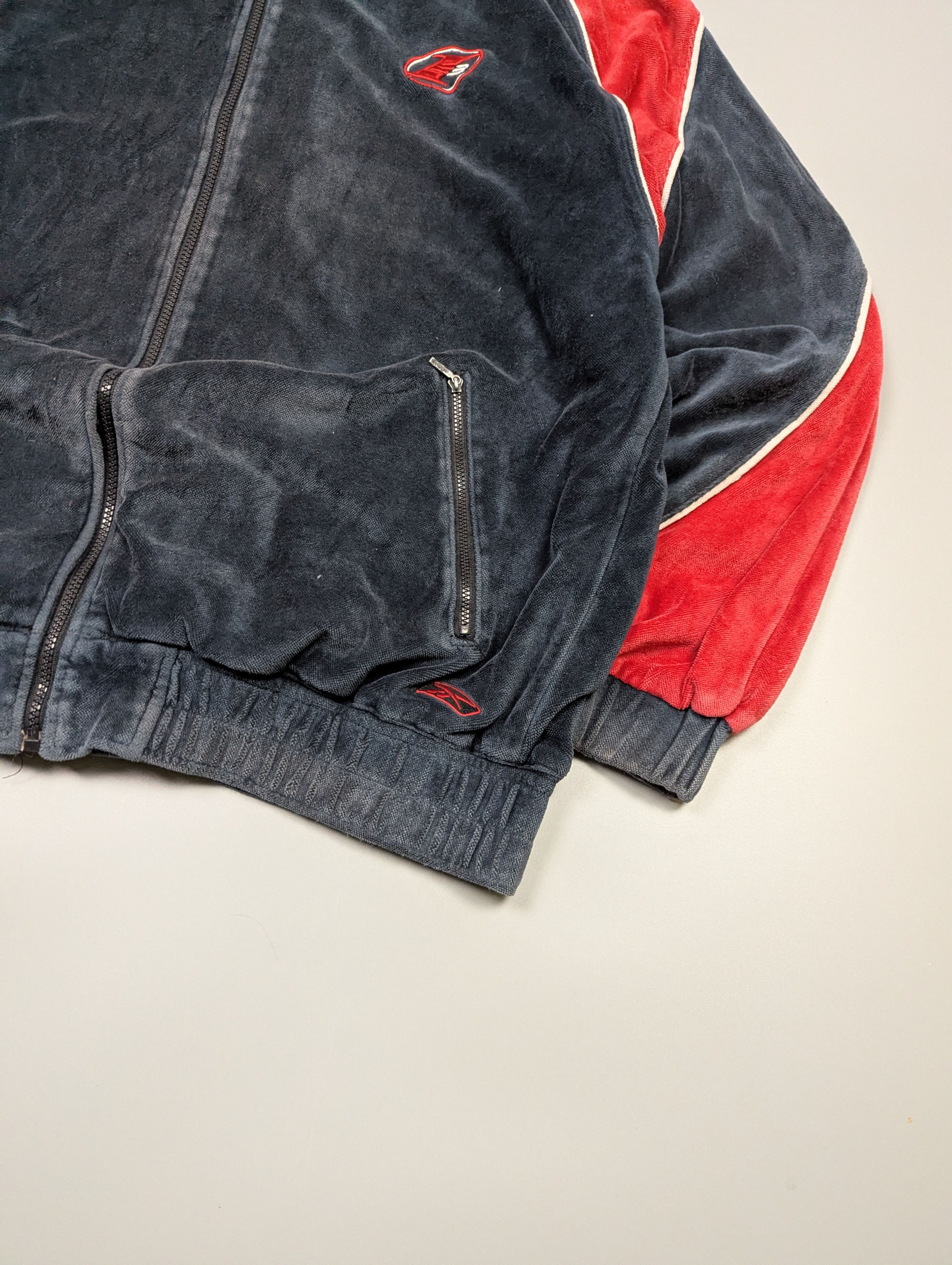 Reebok Vintage Reebok Allen Iverson I3 Velour Track Jacket Size US L / EU 52-54 / 3 - 5 Thumbnail