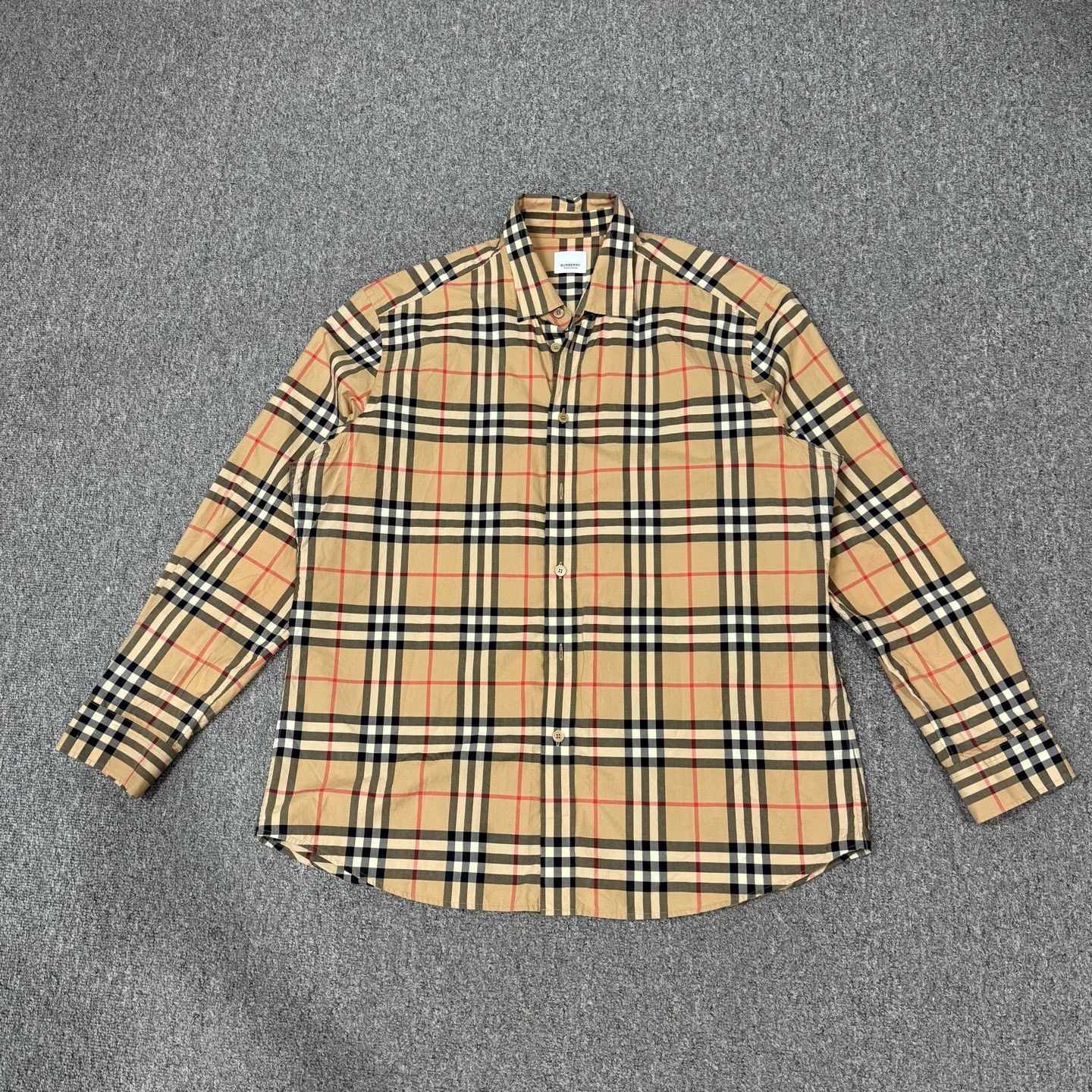 Burberry Burberry Check Long-Sleeve Shirt Size US XXL / EU 58 / 5 - 1 Thumbnail