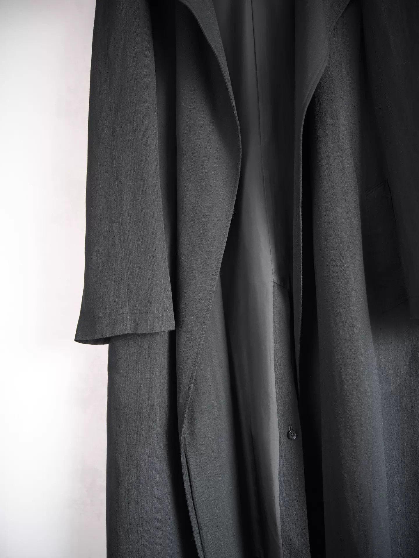 Yohji Yamamoto Yohji Yamamoto 14AW Hood Wiz Hat Buckleless Coat Size US L / EU 52-54 / 3 - 3 Thumbnail