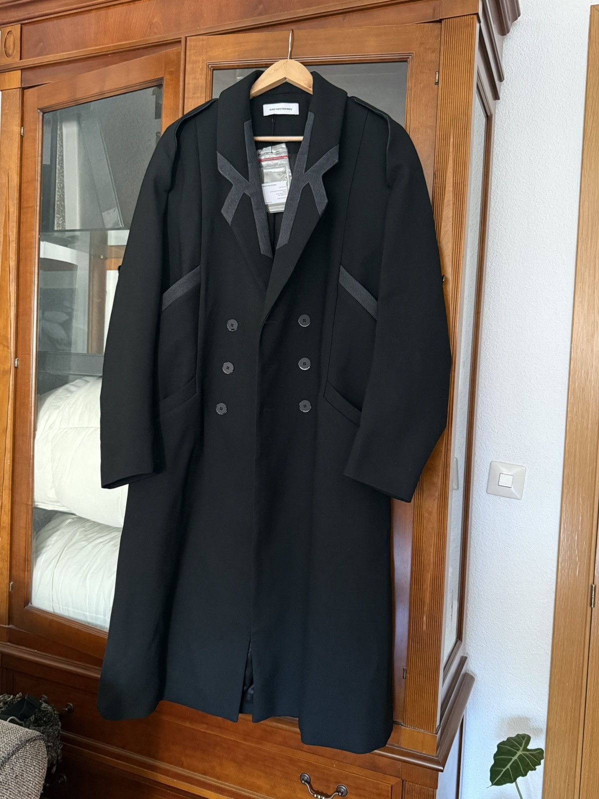 ジャケット・アウター 18SS Kiko Kostadinov Burr Snap Coat Kiko Kostadinov Grey Burr Snap Coat Kiko Kostadinov