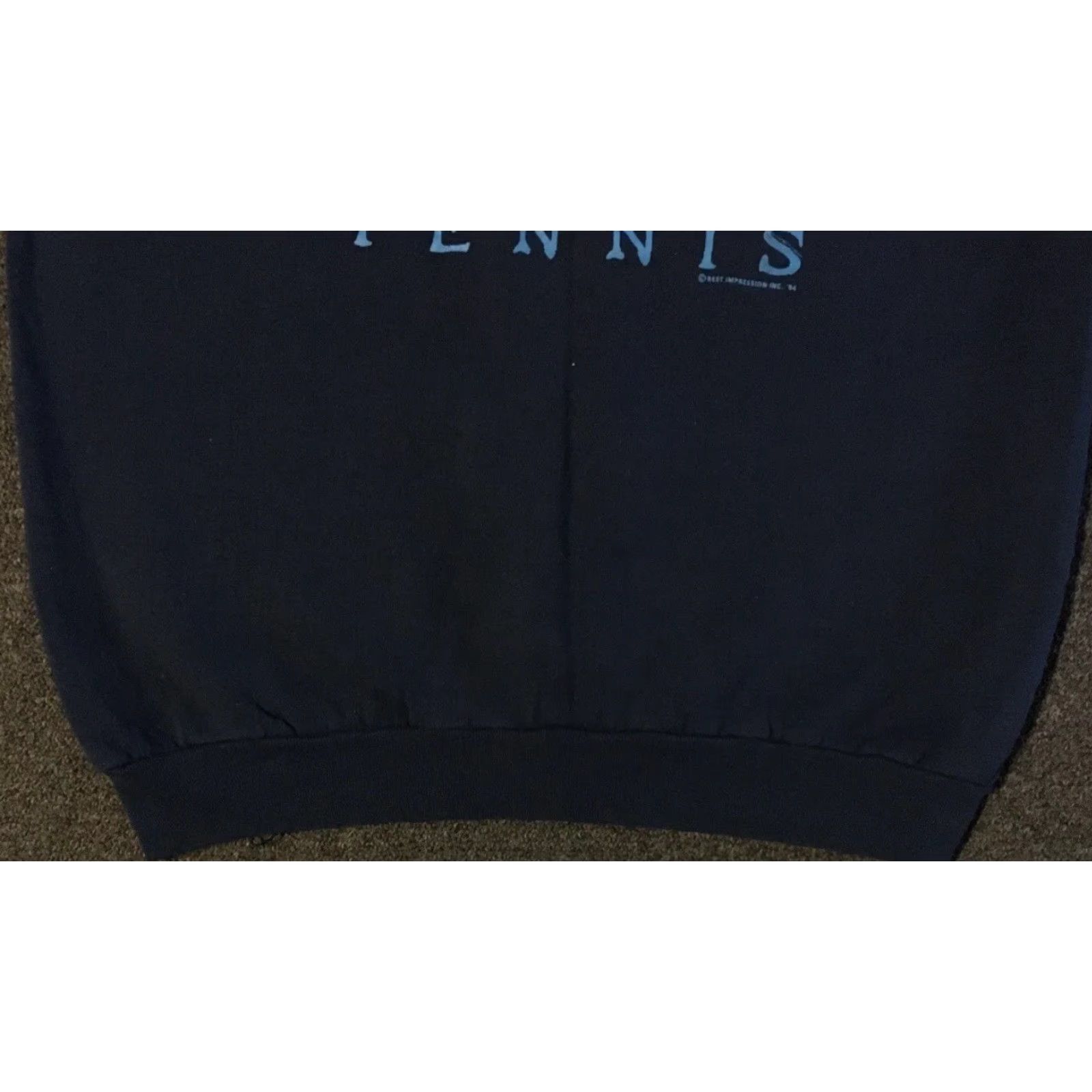 Vintage Vtg 90s Cactus Cobras Tennis Faded Sweatshirt Hoodie M Blue USA School Track PE Grunge 80s Mens Size US M / EU 48-50 / 2 - 7 Thumbnail